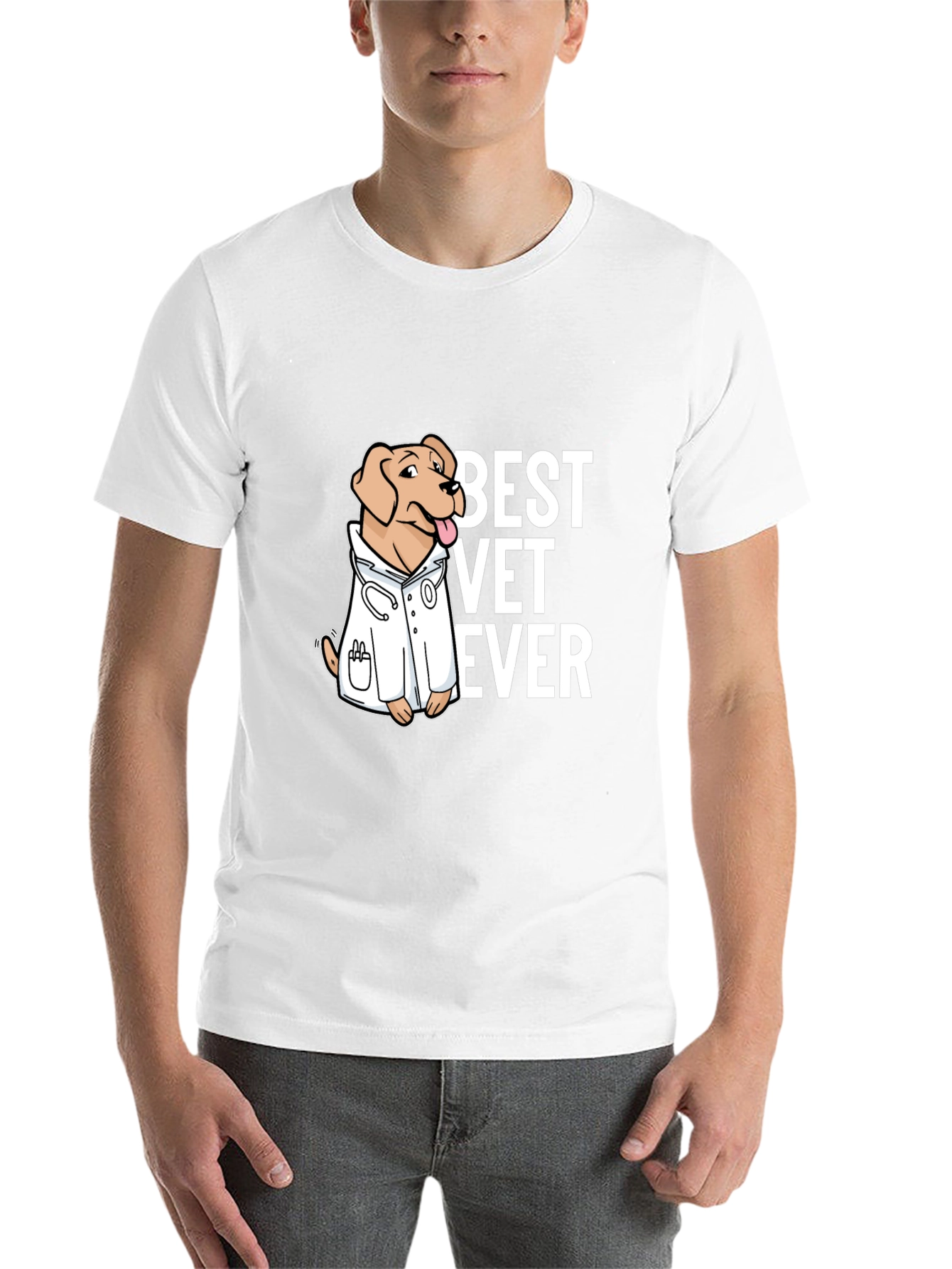 Black Best Vet Ever T-Shirt Dog Lover view 14
