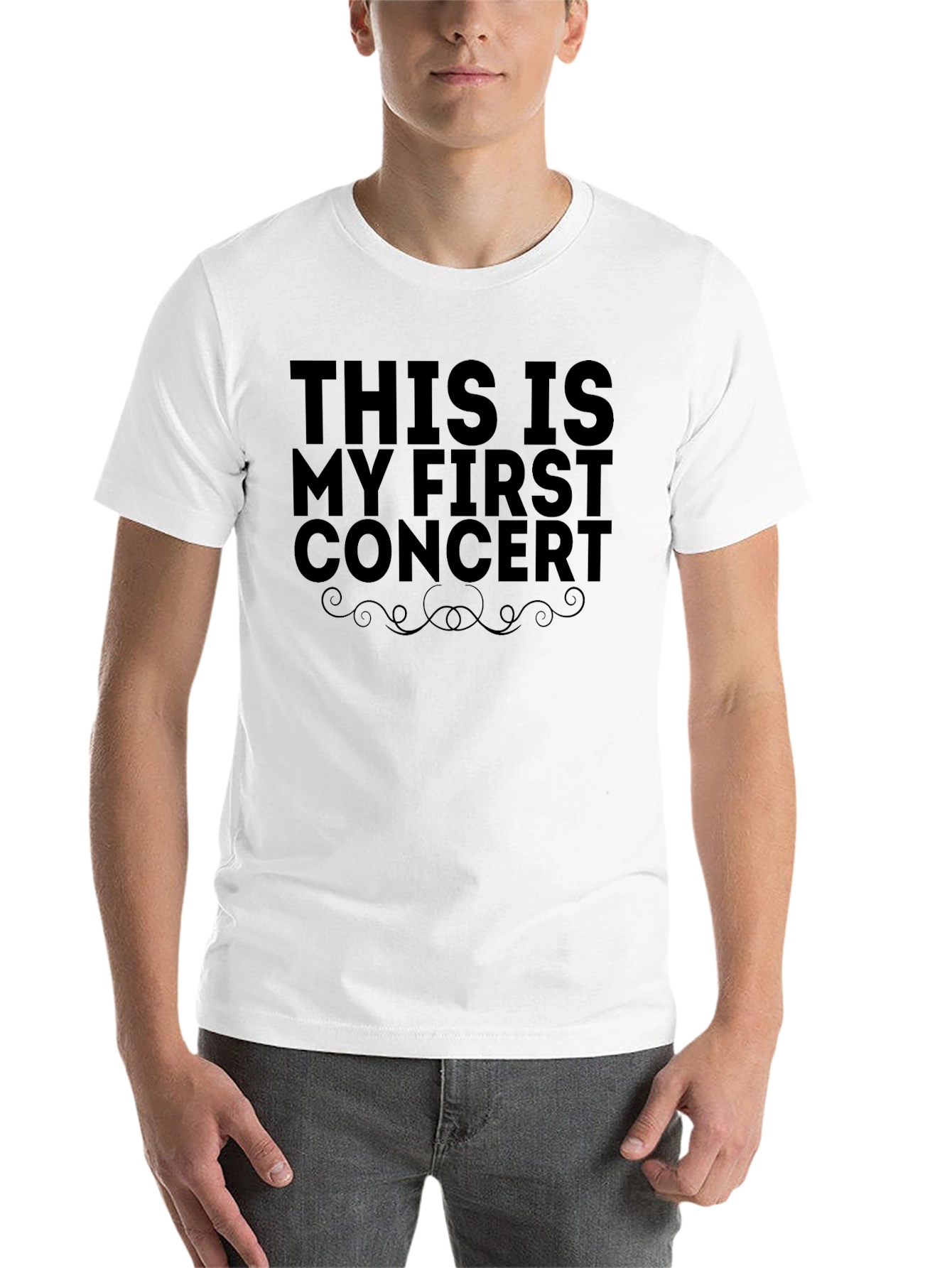 Black First Concert T-Shirt - Funny Music Event Tee view 14