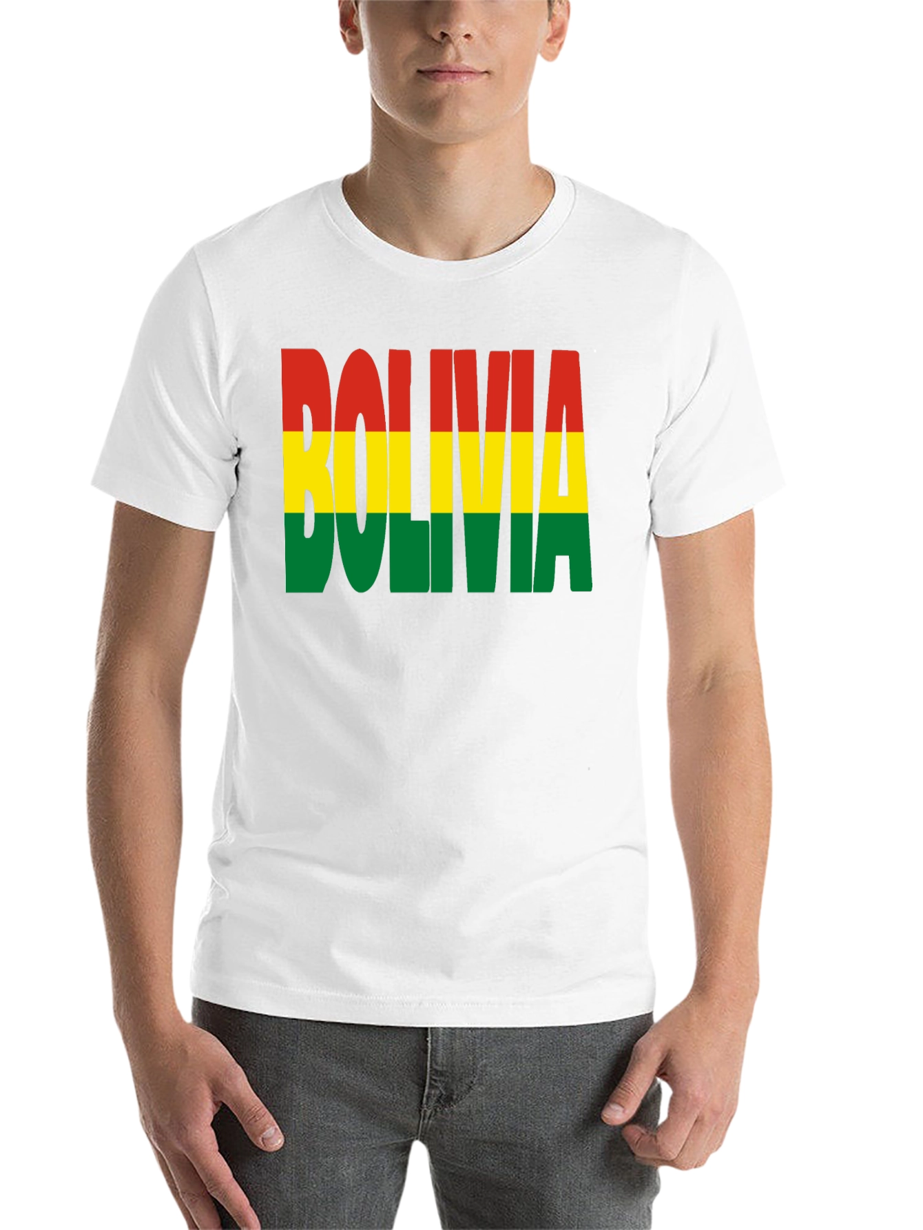 Black Bolivia Flag T-Shirt - Country Pride Graphic Tee view 14