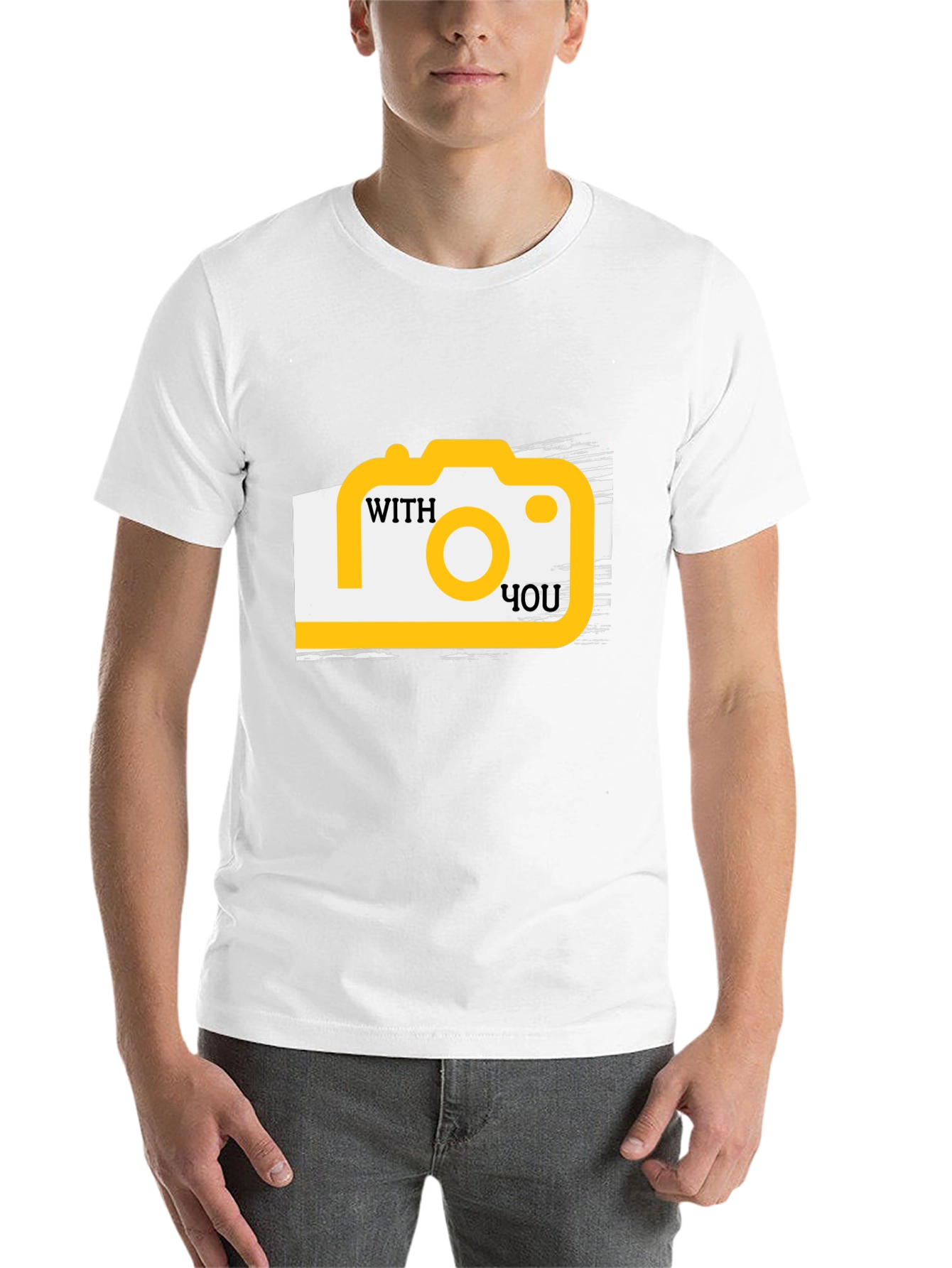 Black With You Camera Graphic Tee view 14