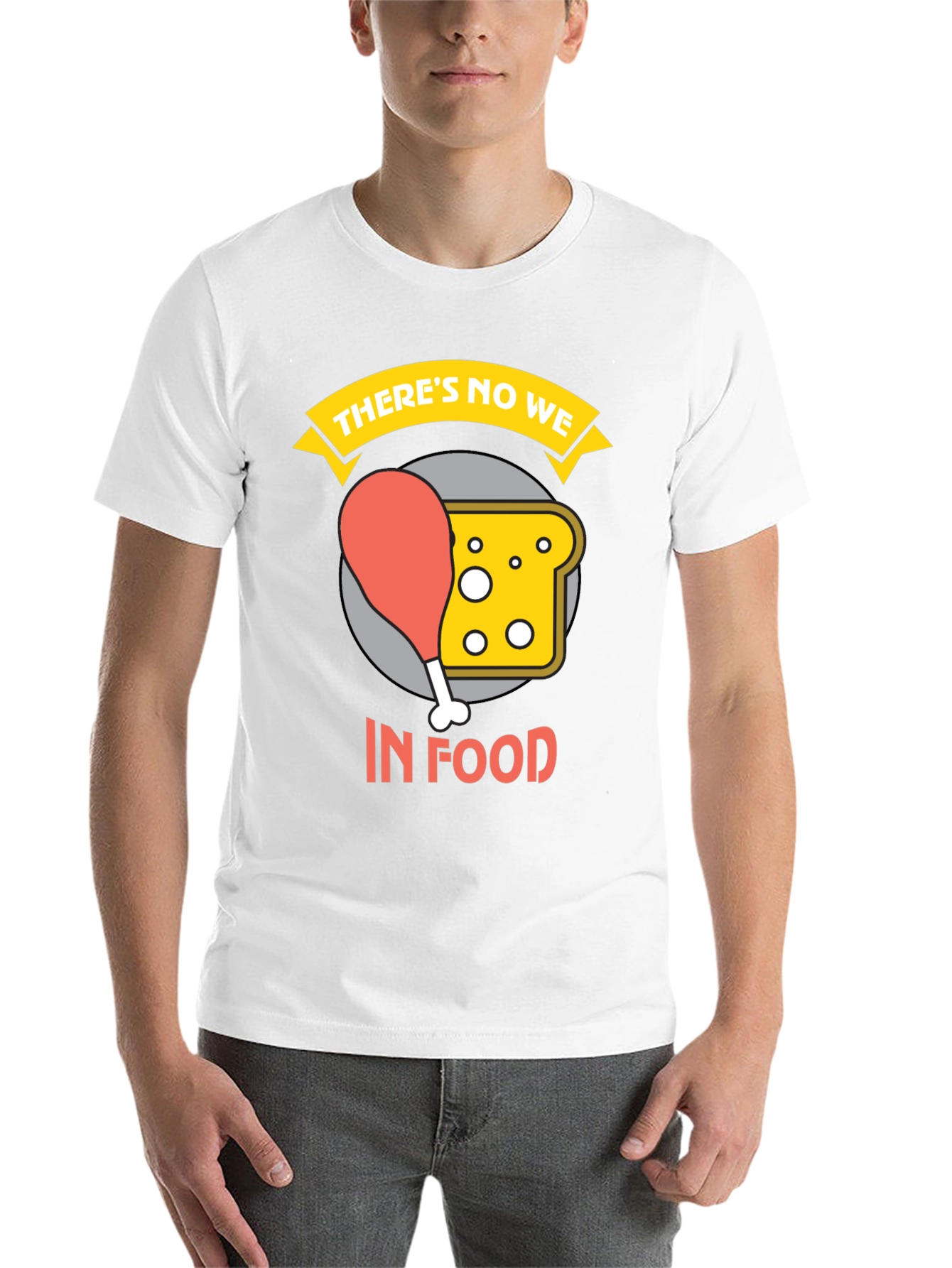 Black There's No We In Food Graphic Tee view 14