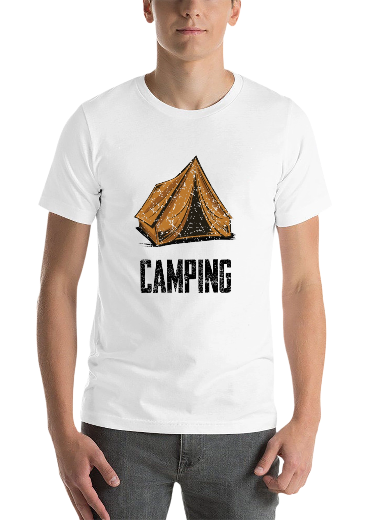 Black Camping Adventure T-Shirt - Outdoor Explorer Tee view 14