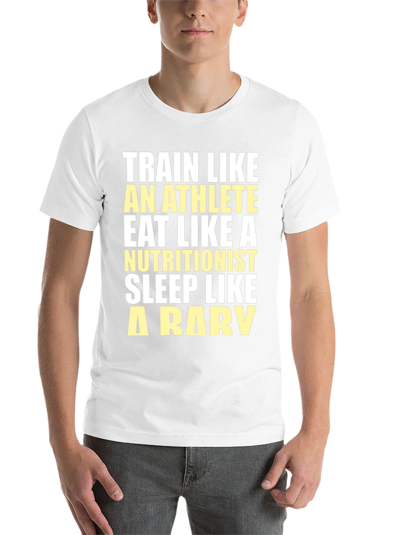 Black Train Like Athlete Graphic Tee view 14
