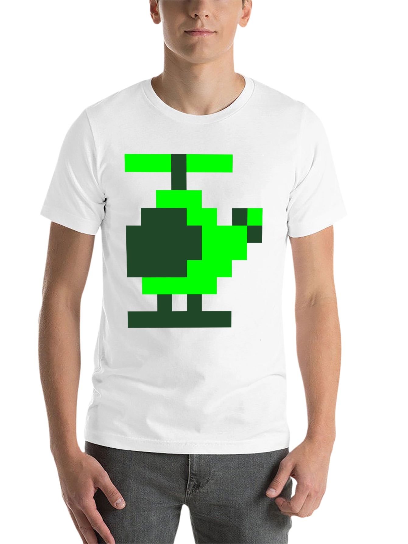 Black Pixel Helicopter Graphic Tee - Gamer Style view 14