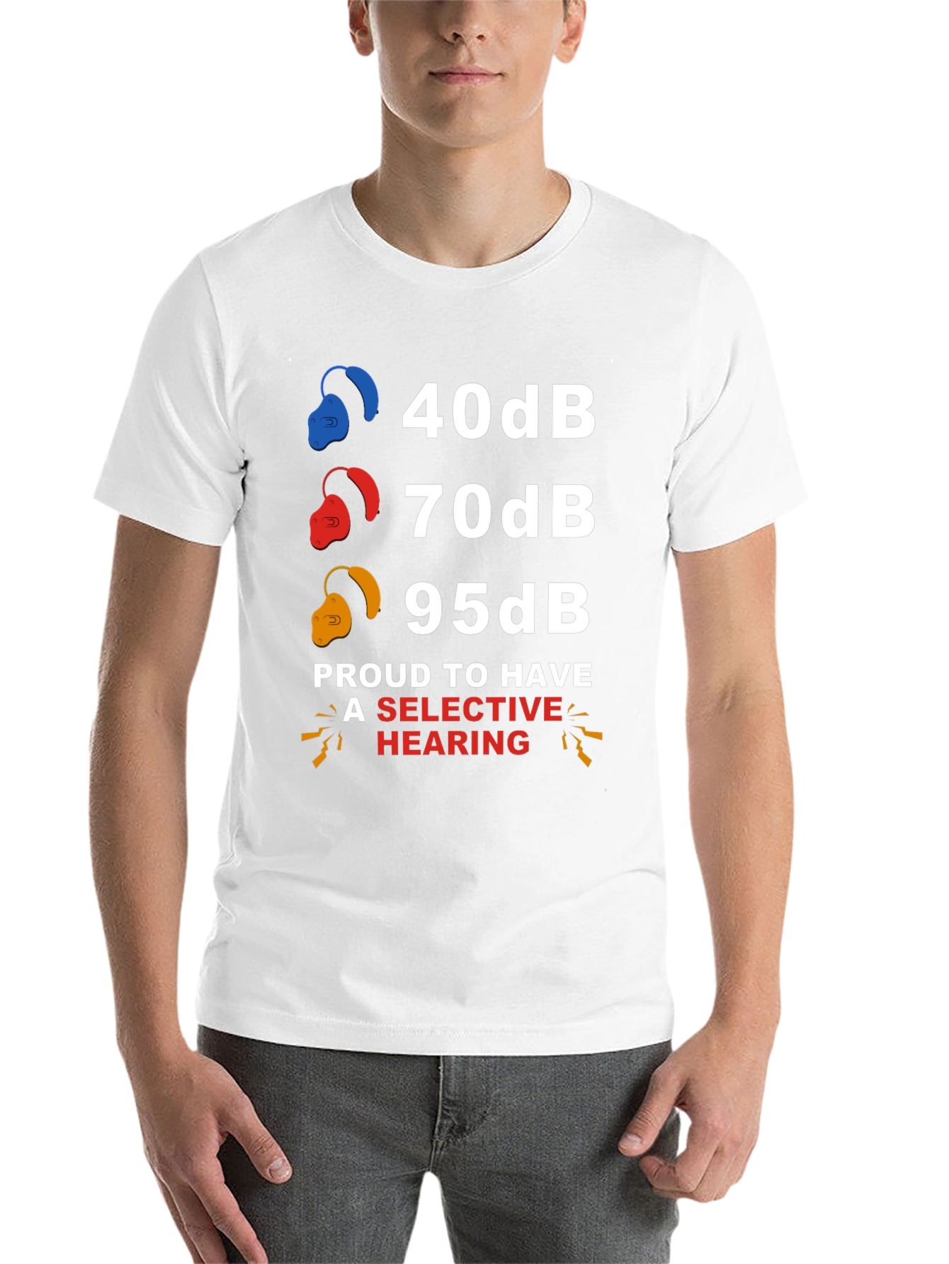 Selective Hearing T-Shirt: Funny Audiology Humor - 14