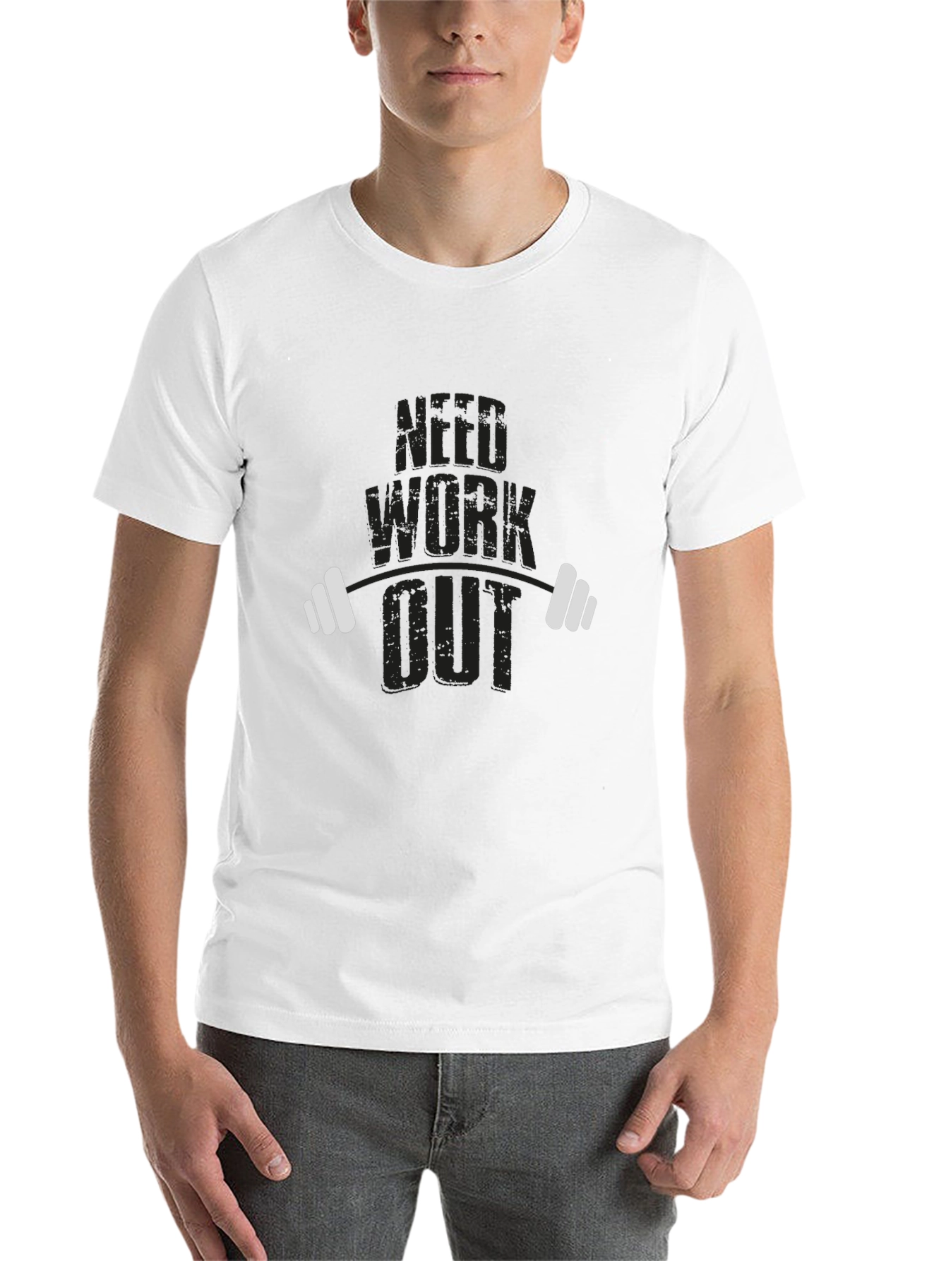 Black Need Workout Black Graphic Tee view 14