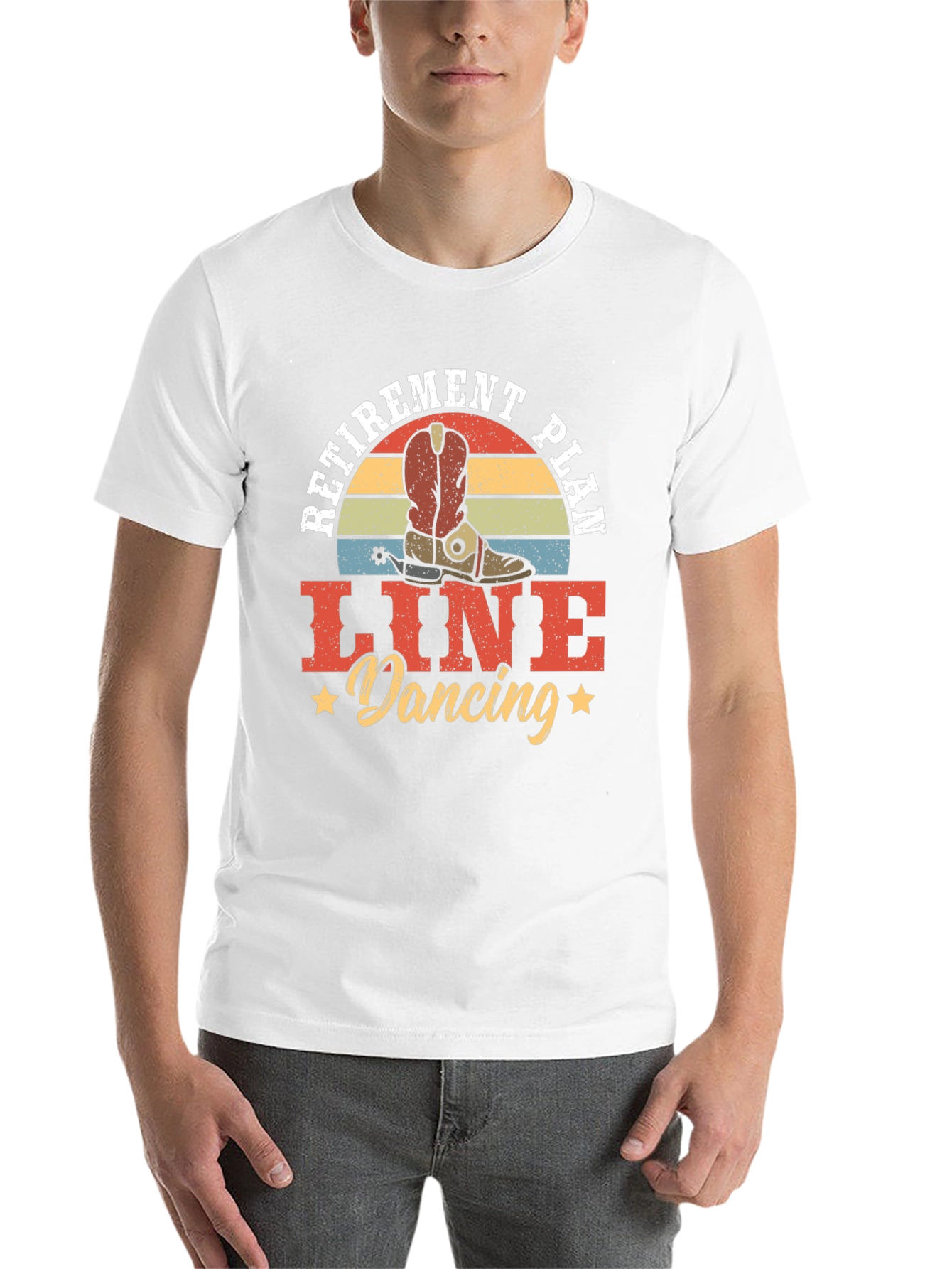 Black Retirement Plan Line Dancing T-Shirt view 14
