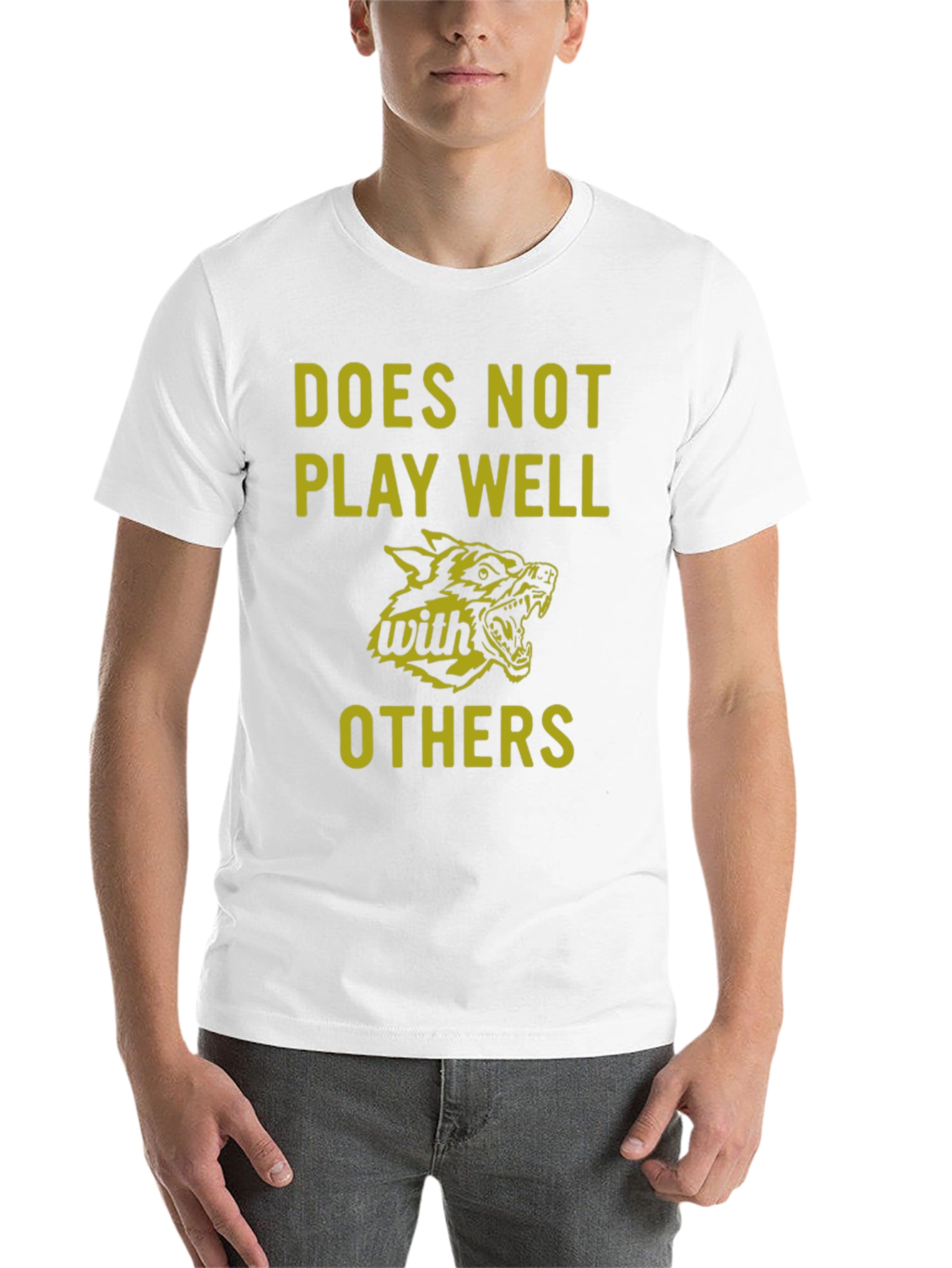 Black Does Not Play Well With Others Graphic Tee view 14