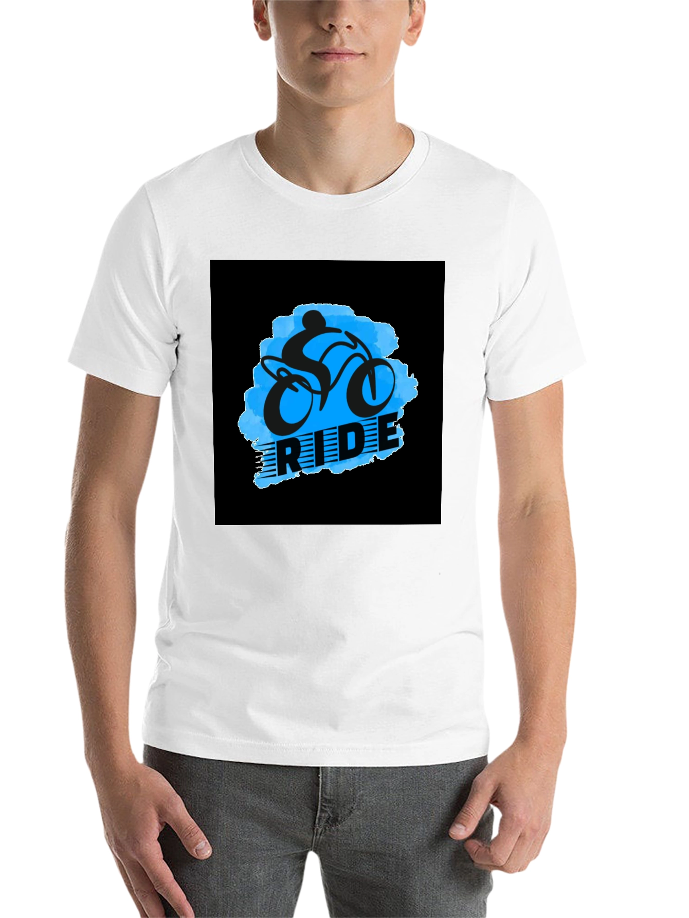 Black Ride Graphic Black T-Shirt view 14