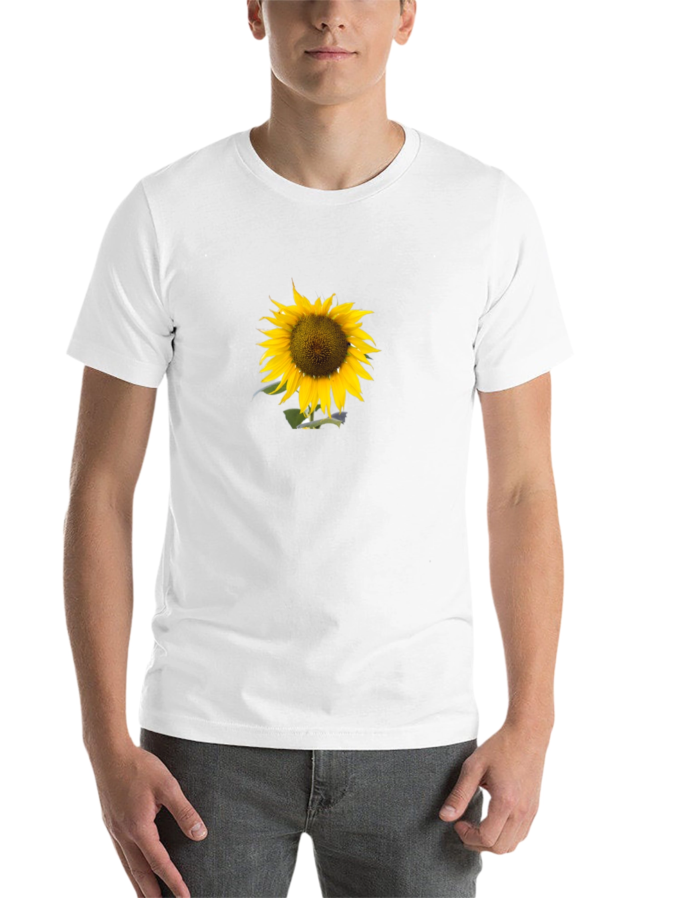 Black Sunflower Graphic Black T-Shirt view 14