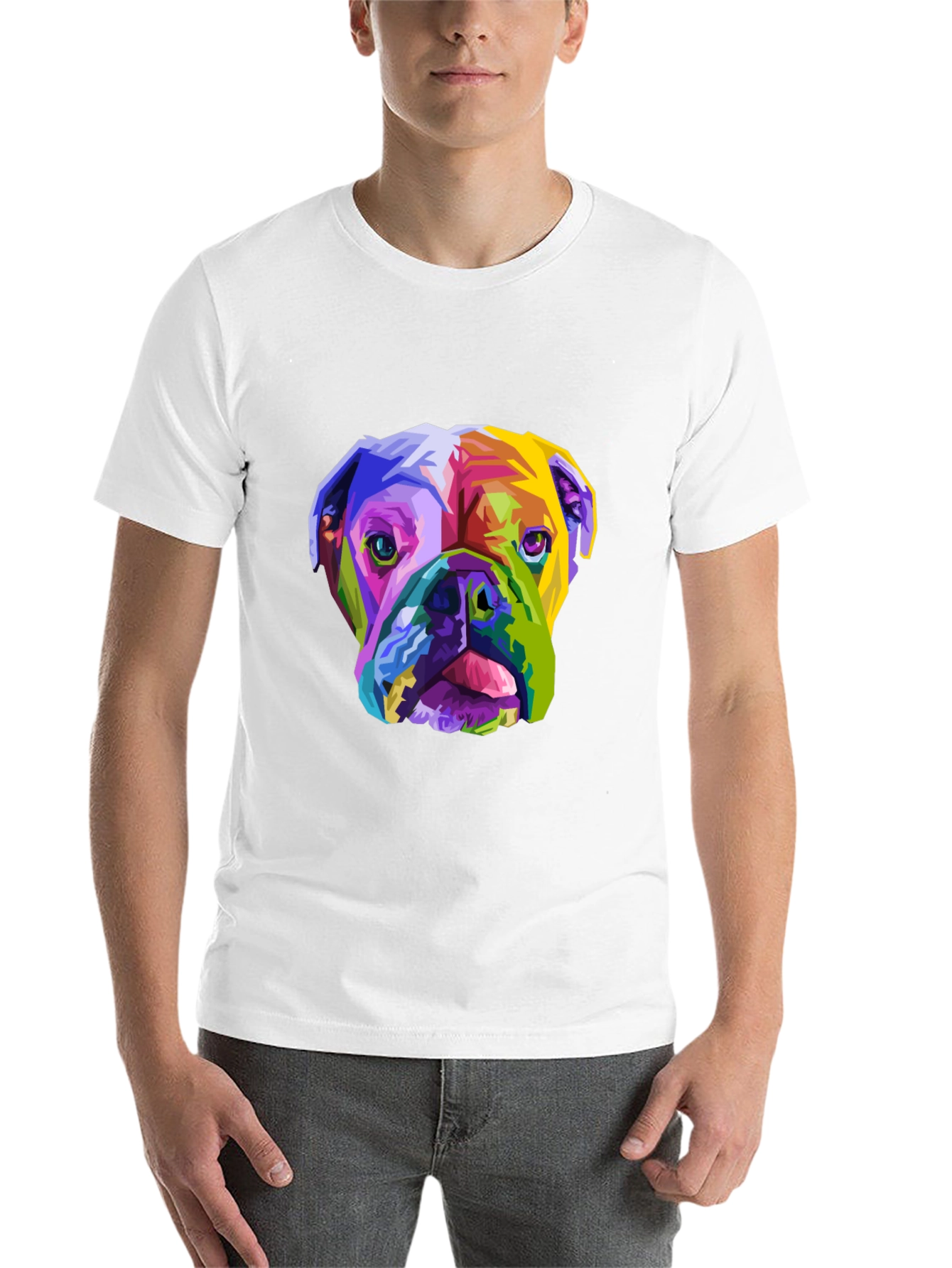 Black Colorful Dog Graphic T-Shirt - Stylish Pet Lover Tee view 14