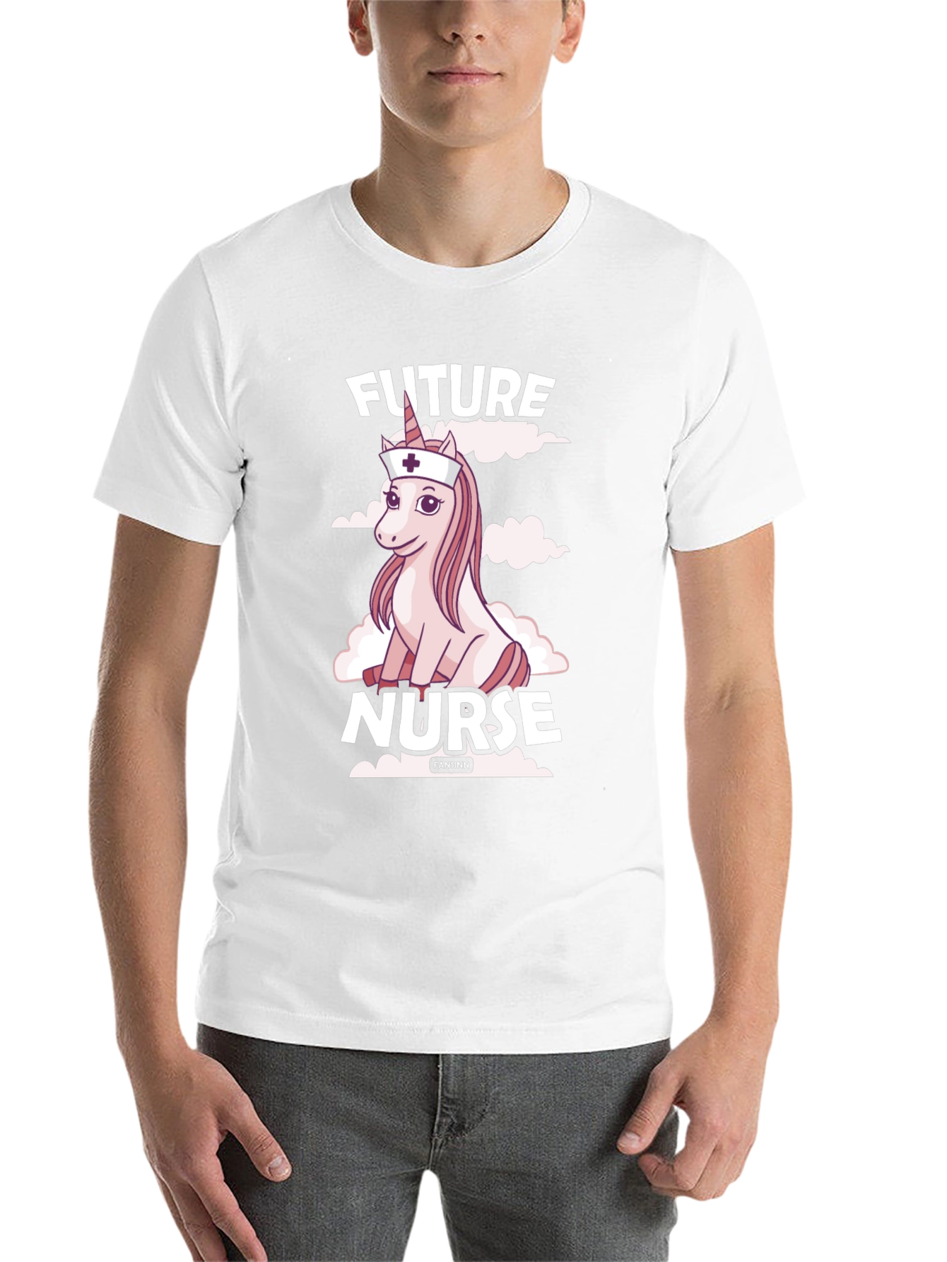 Black Future Nurse Unicorn T-Shirt - Funny Gift Idea view 14