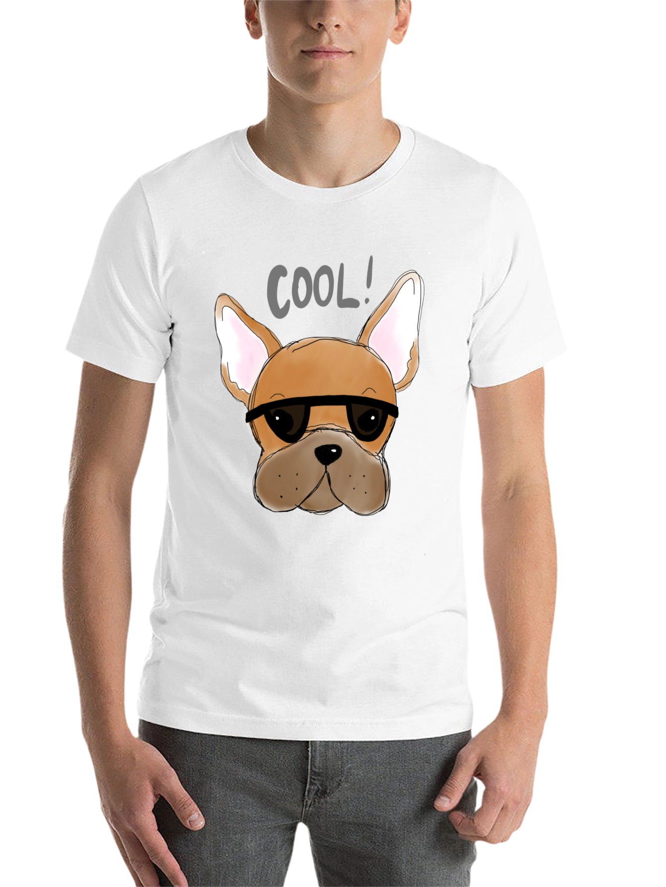 Black Cool Dog T-Shirt - Black view 14