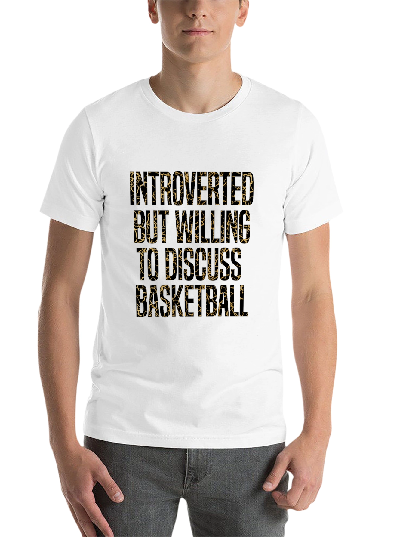 Black Introverted But Willing to Discuss Basketball T-Shirt view 14