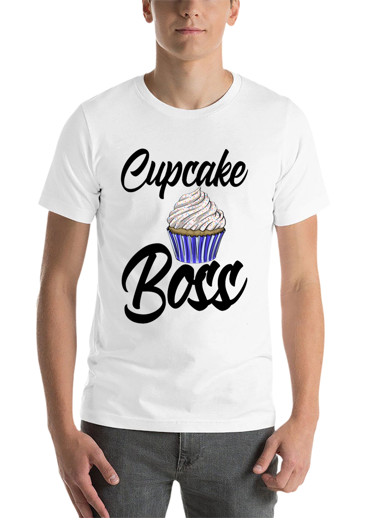 Black Cupcake Boss Graphic Tee - Stylish Comfort view 14