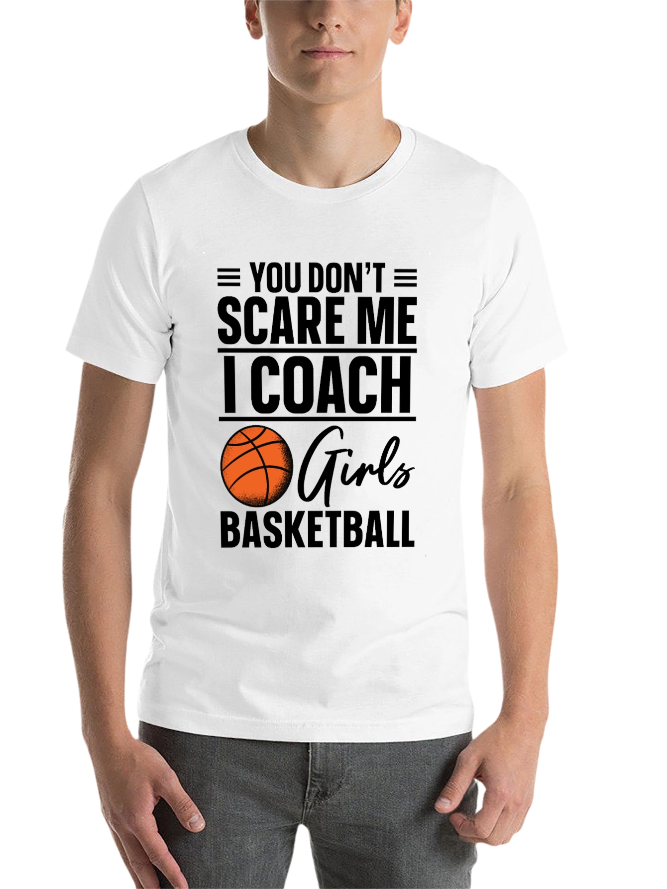 Black Girls Basketball Coach T-Shirt - Motivational Design view 14