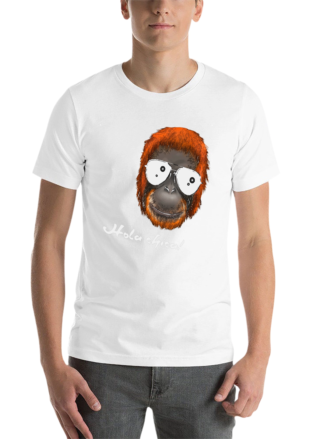 Black Funny Orangutan T-Shirt - Hola Chica! view 14