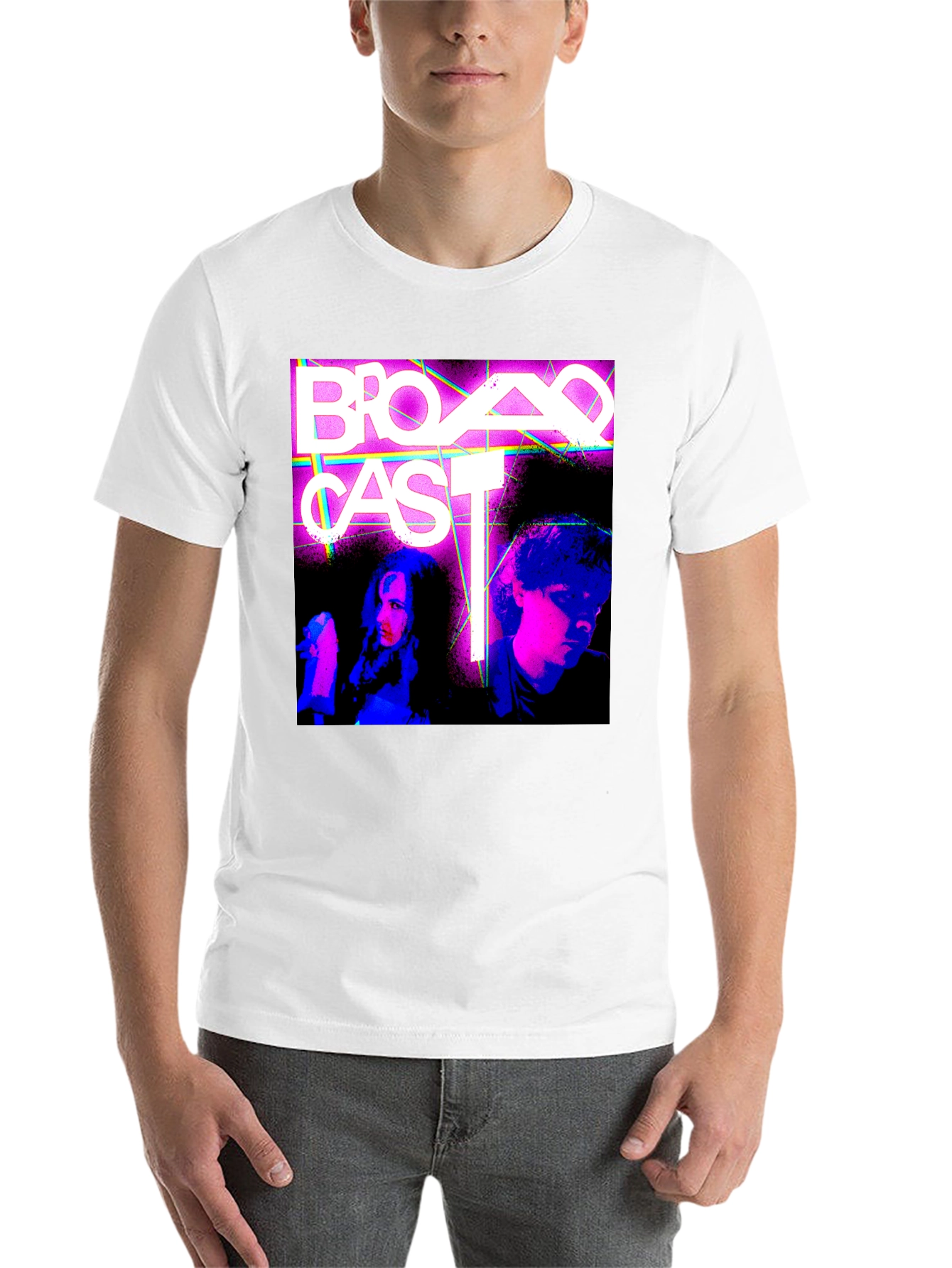 Broadcast Band T-Shirt - Retro Indie Rock Tee - 14