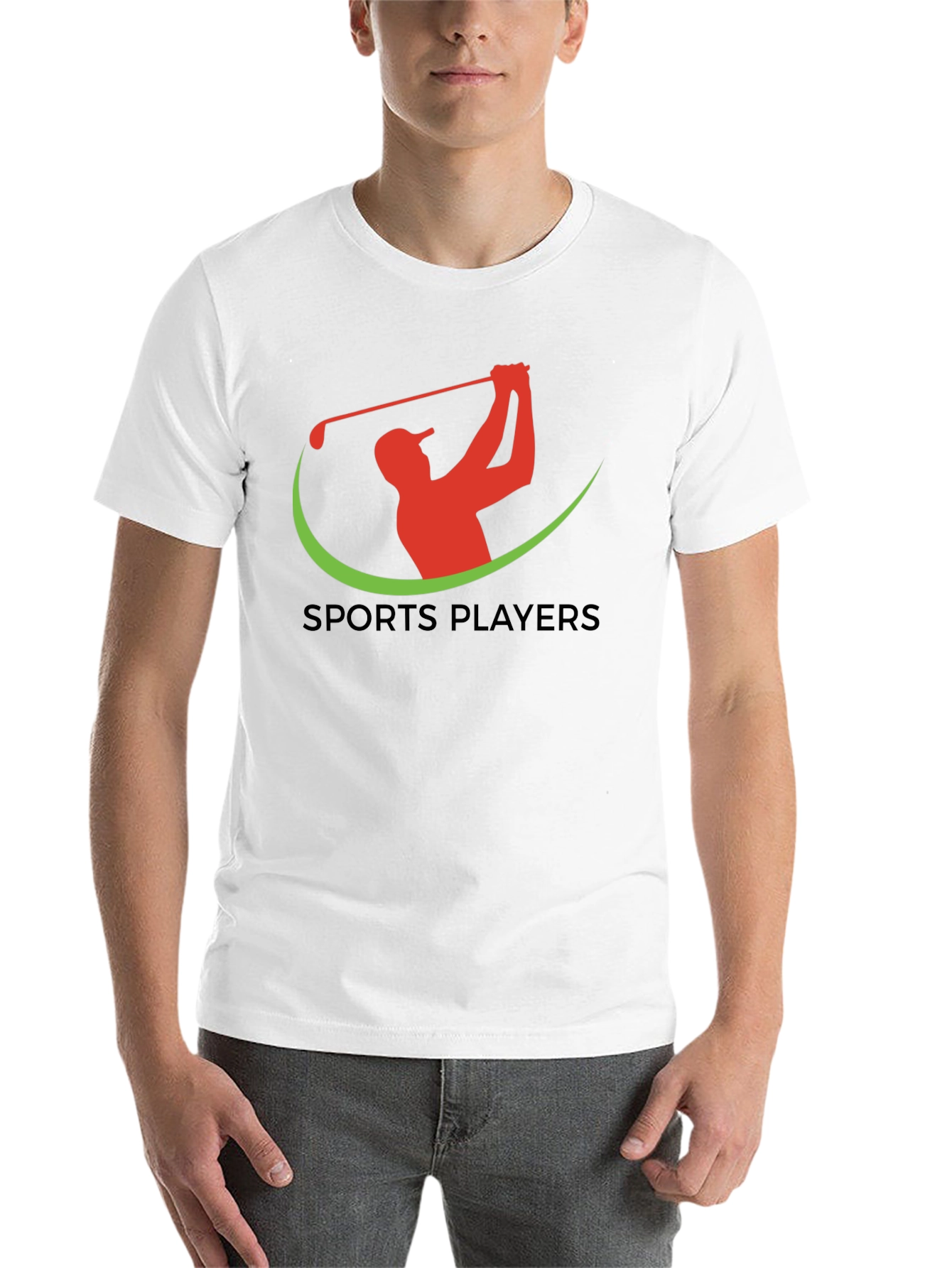 Black Sports Players Golf Tee view 14
