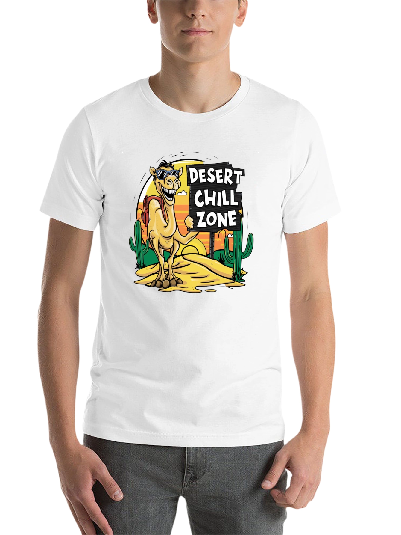 Black Desert Chill Zone Camel T-Shirt - Black view 14