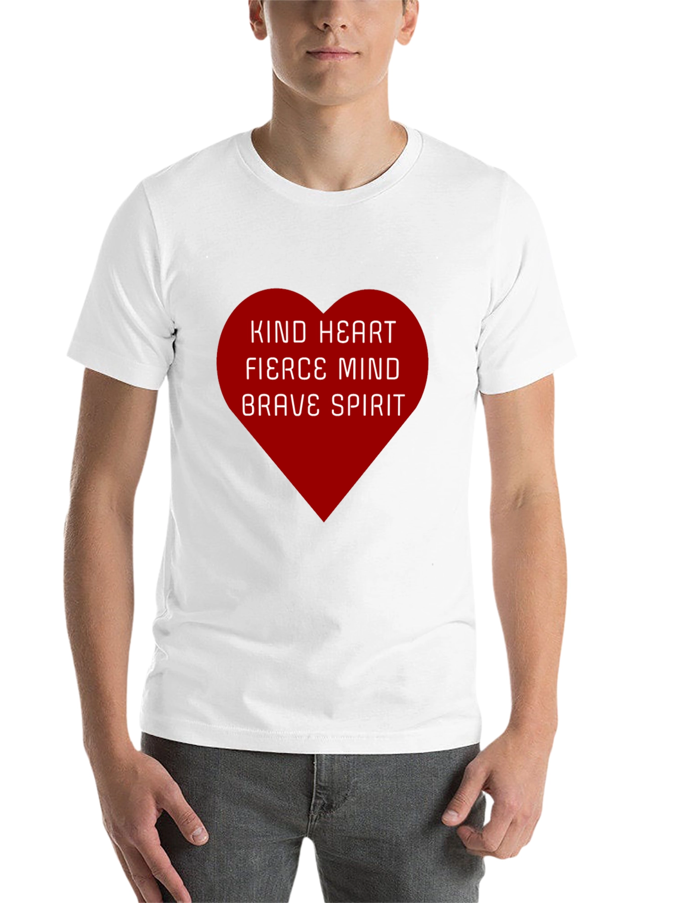 Black Kind Heart, Fierce Mind Graphic Tee - Unisex view 14