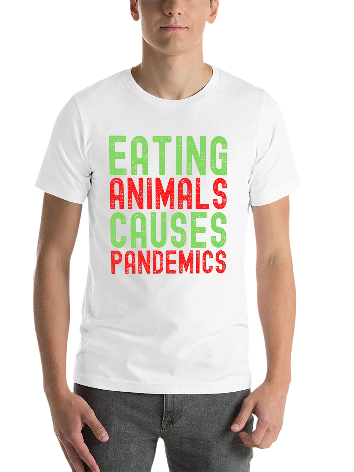 Black Eating Animals Causes Pandemics T-Shirt view 14