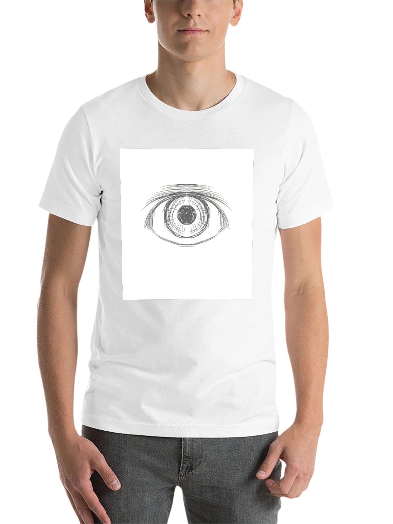 Black Eye Graphic Black T-Shirt view 14