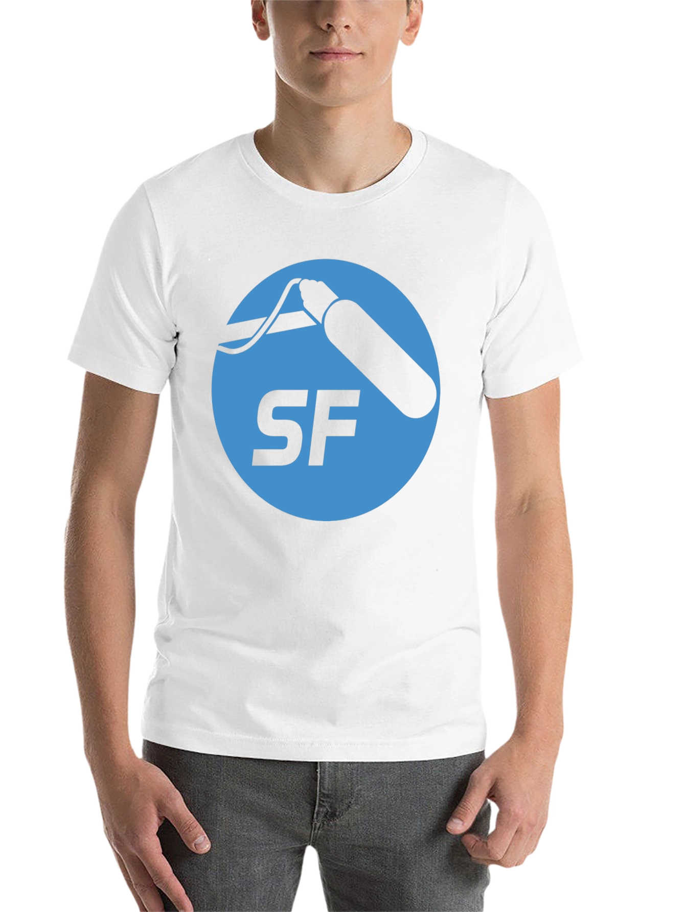 Black SF Logo Graphic T-Shirt - Stylish and Comfortable view 14
