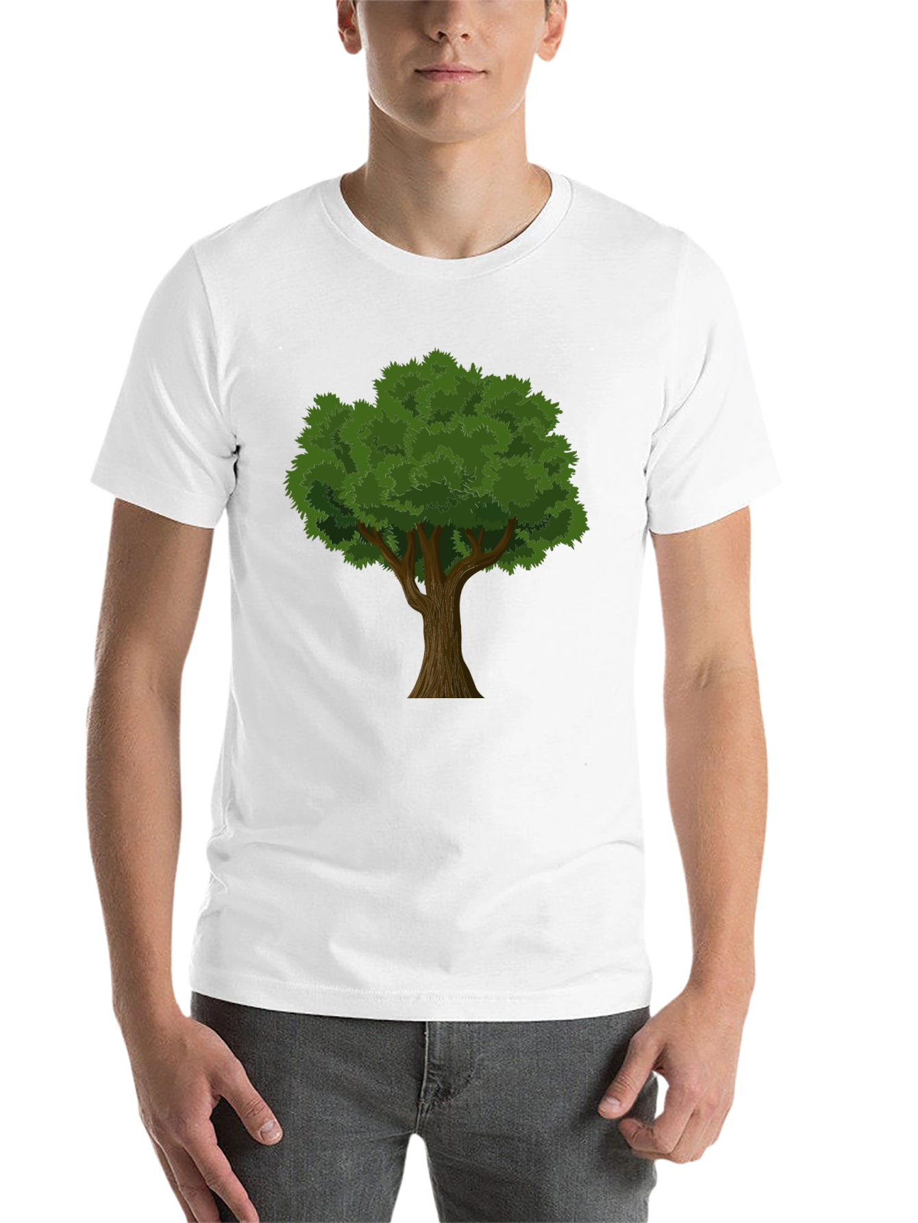 Black Arboreal Graphic Tee - Tree Lover's T-Shirt view 14