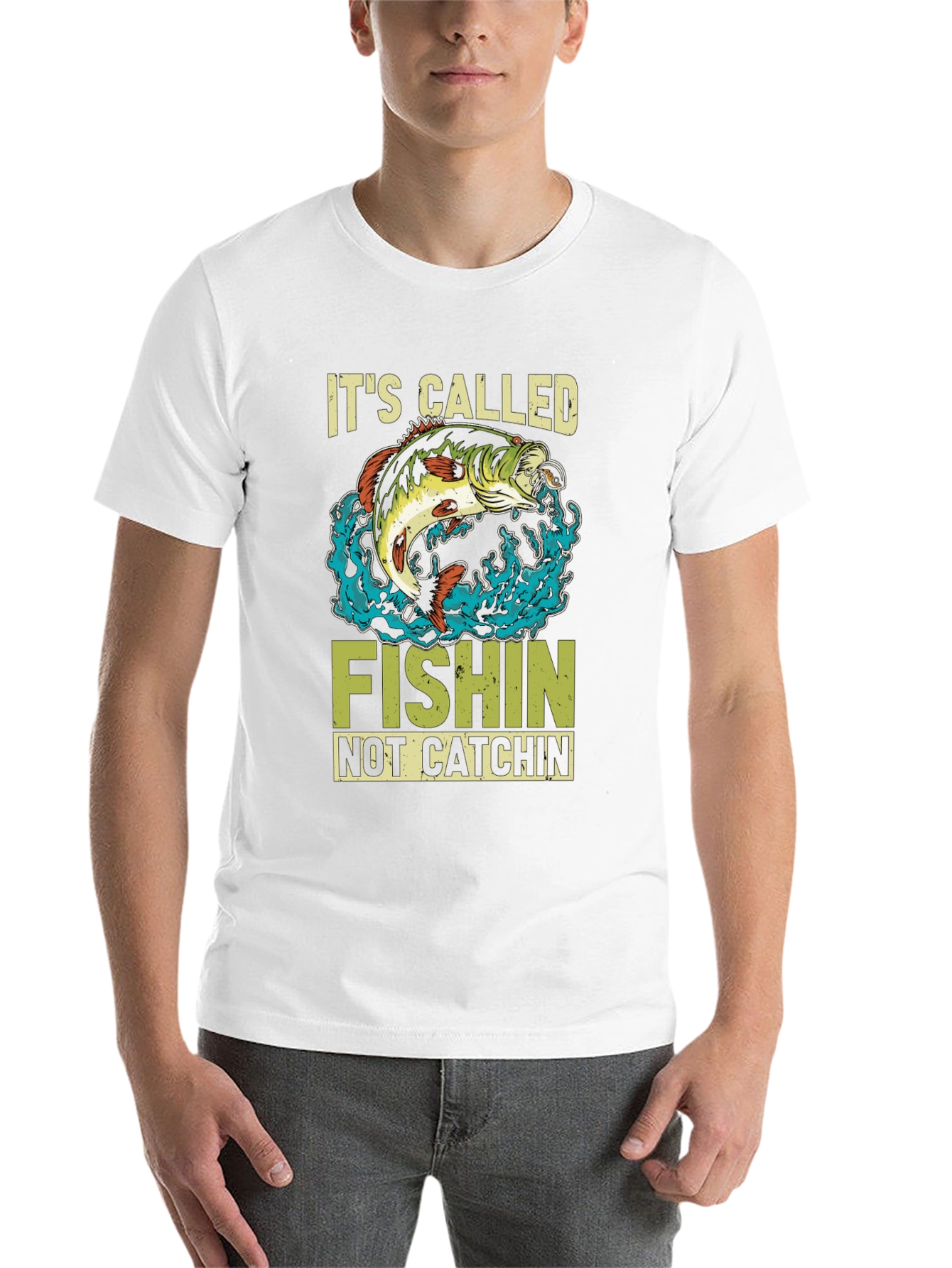 Black It's Called Fishin' T-Shirt - Fishing Apparel view 14