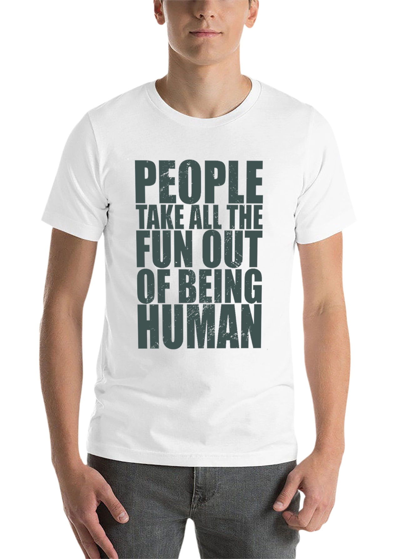 Black People Take Fun Out Of Being Human T-Shirt view 14