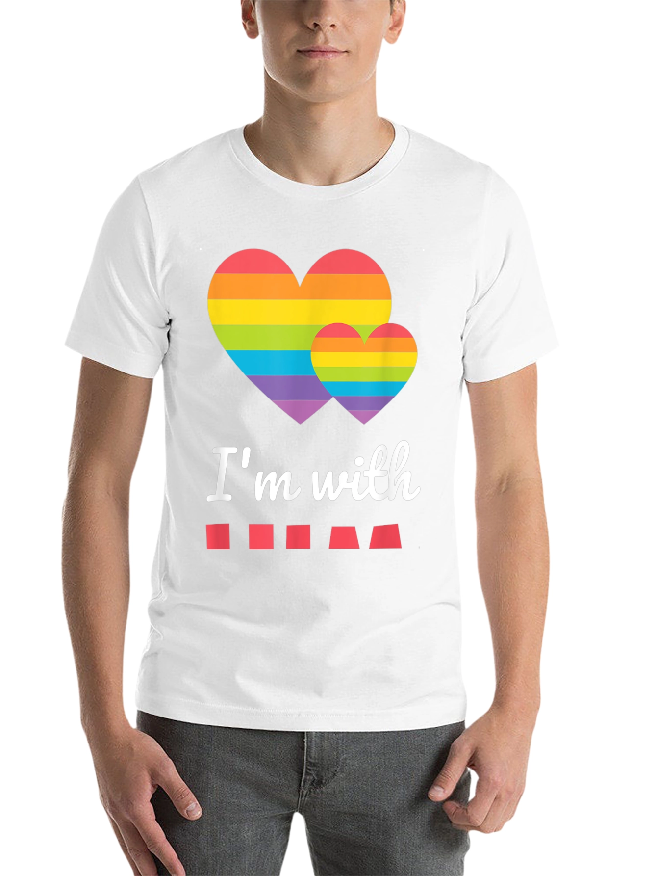 Black Pride Month Rainbow Heart T-Shirt view 14