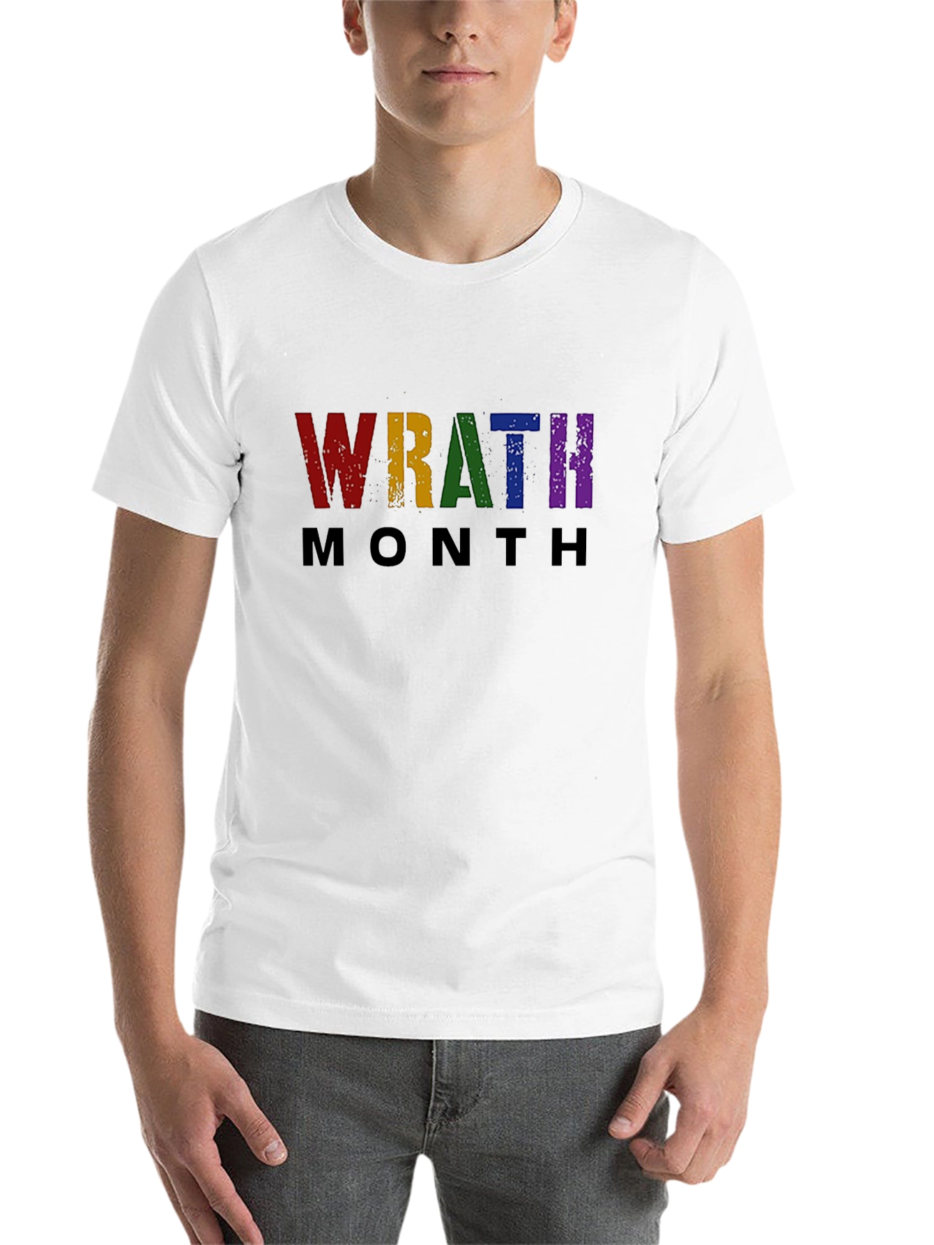 Black Wrath Month Pride T-Shirt view 14