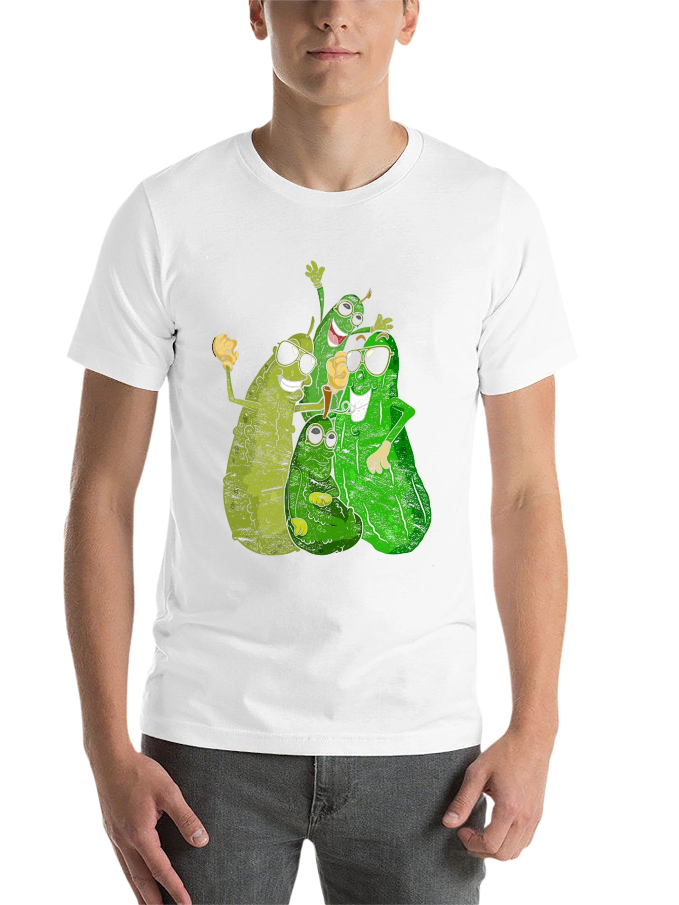 Black Pickle Squad T-Shirt - Funny Food Tee view 14