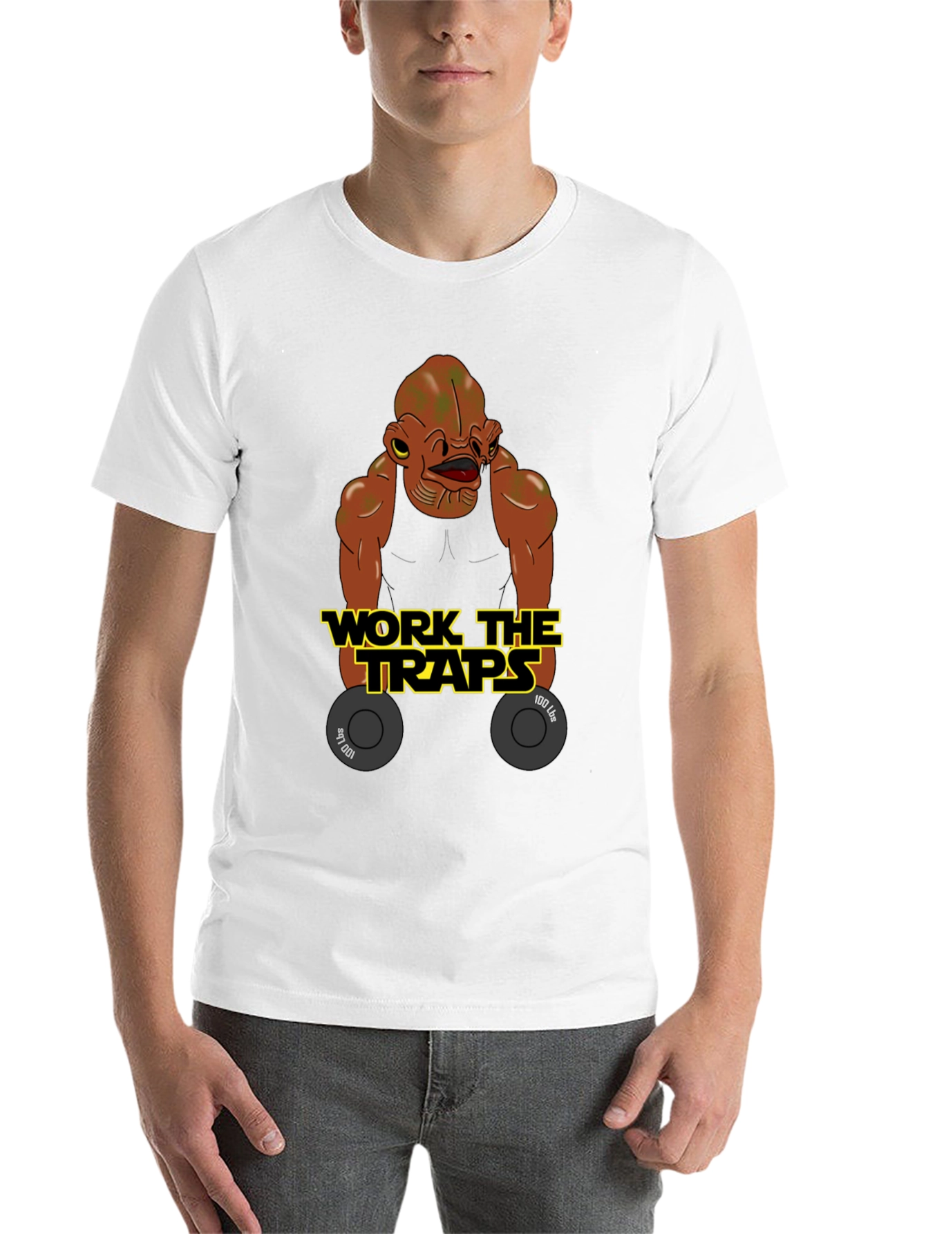 Black Work The Traps Ackbar T-Shirt view 14