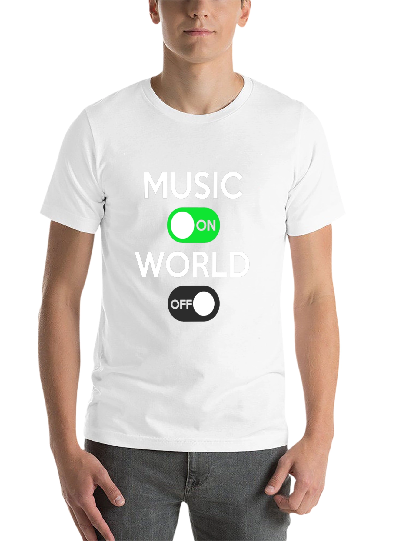 Black Music On World Off T-Shirt view 14