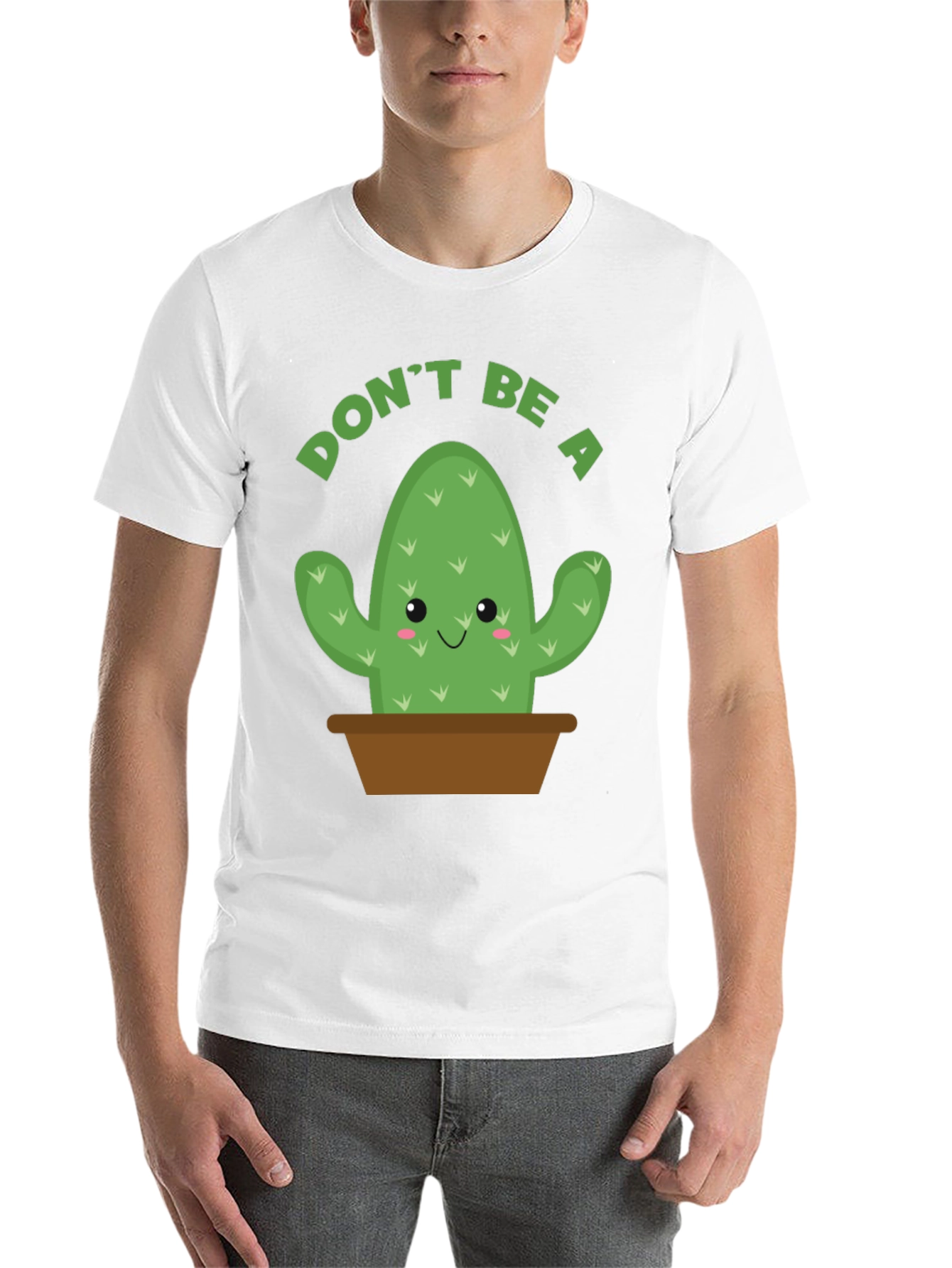 Black Don't Be A Prick T-Shirt - Cactus Graphic Tee view 14