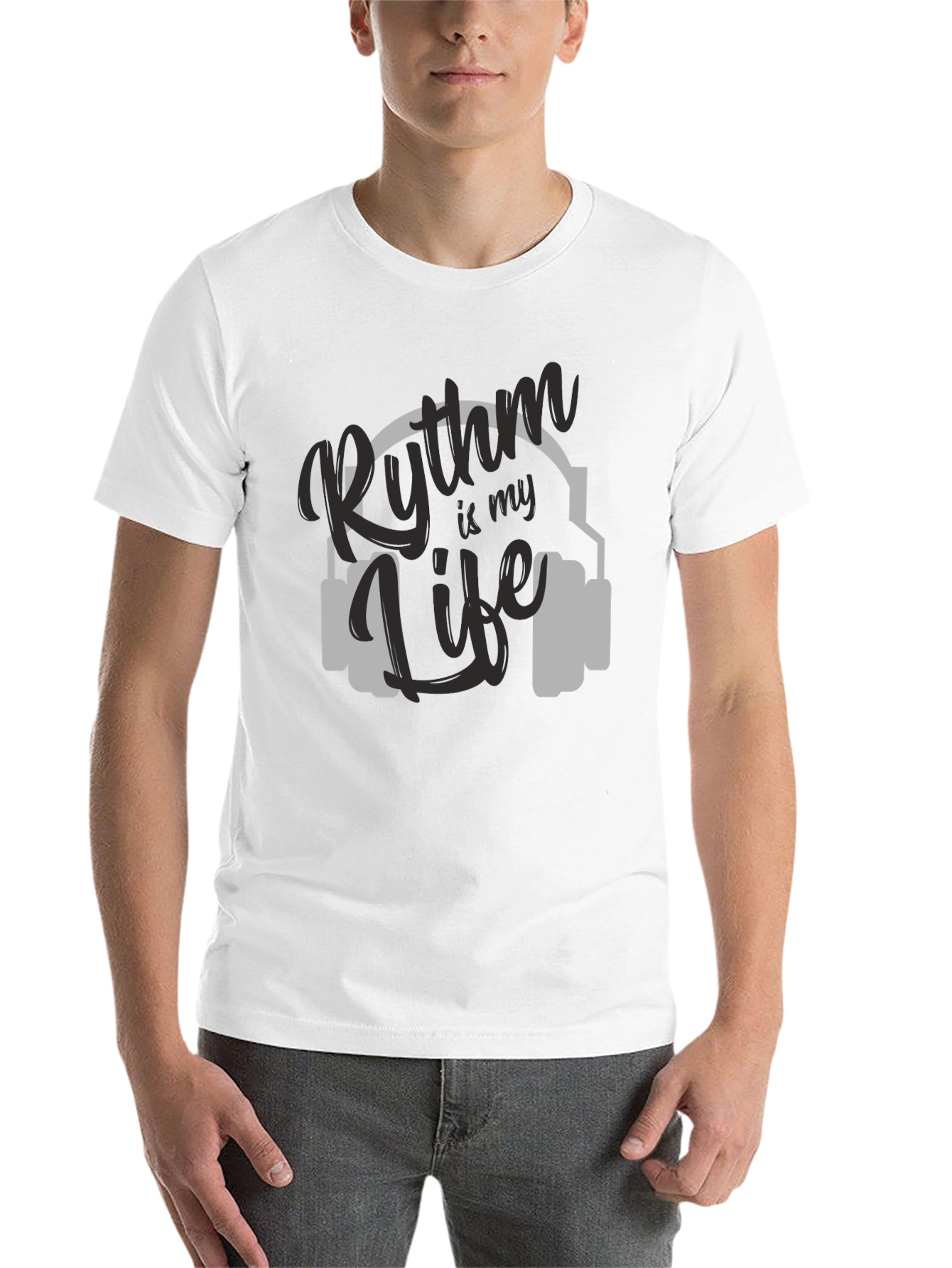 Black Rhythm is My Life Black Graphic Tee view 14