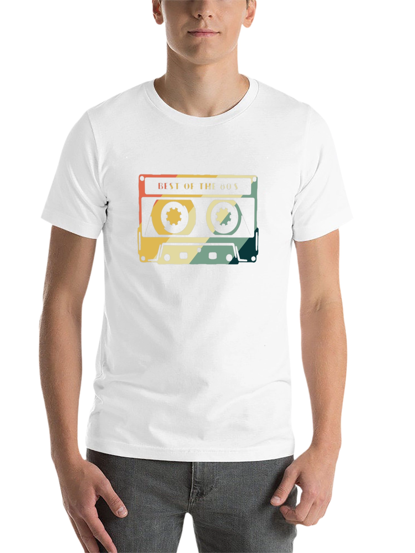 Black Retro 'Best of the 60s' Cassette Tape Graphic T-Shirt view 14