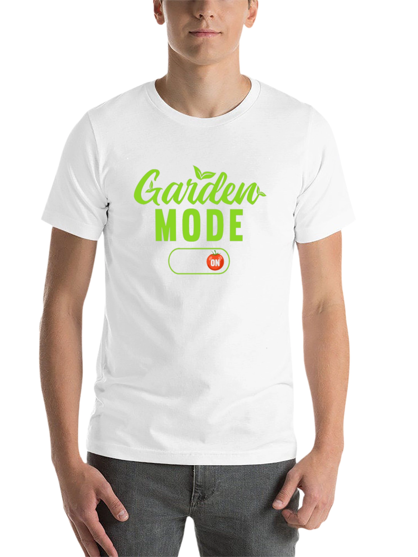 Garden Mode ON Black T-Shirt - 14