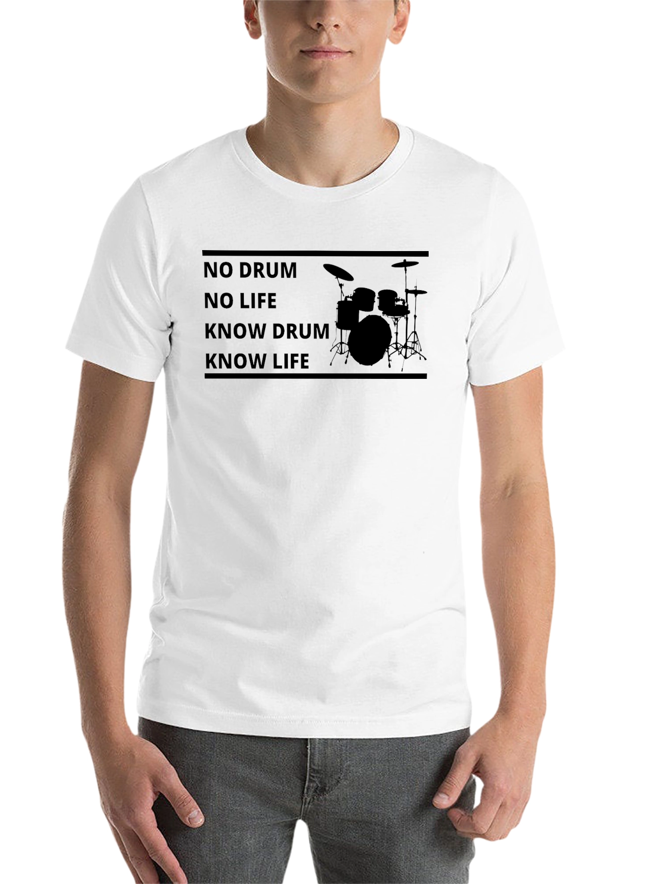 Drummer T-Shirt - No Drum No Life - 14