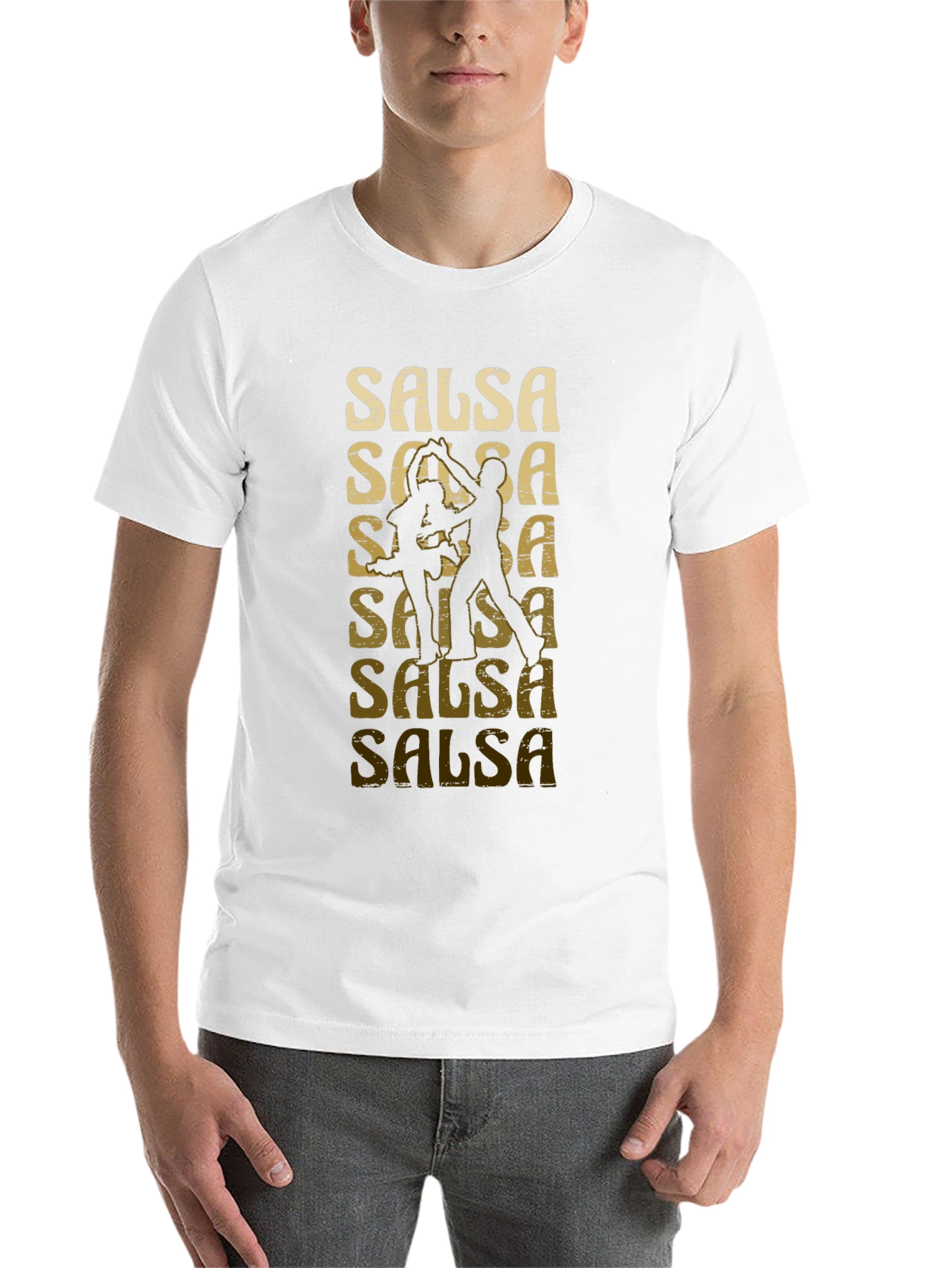 Black Salsa Dance T-Shirt view 14