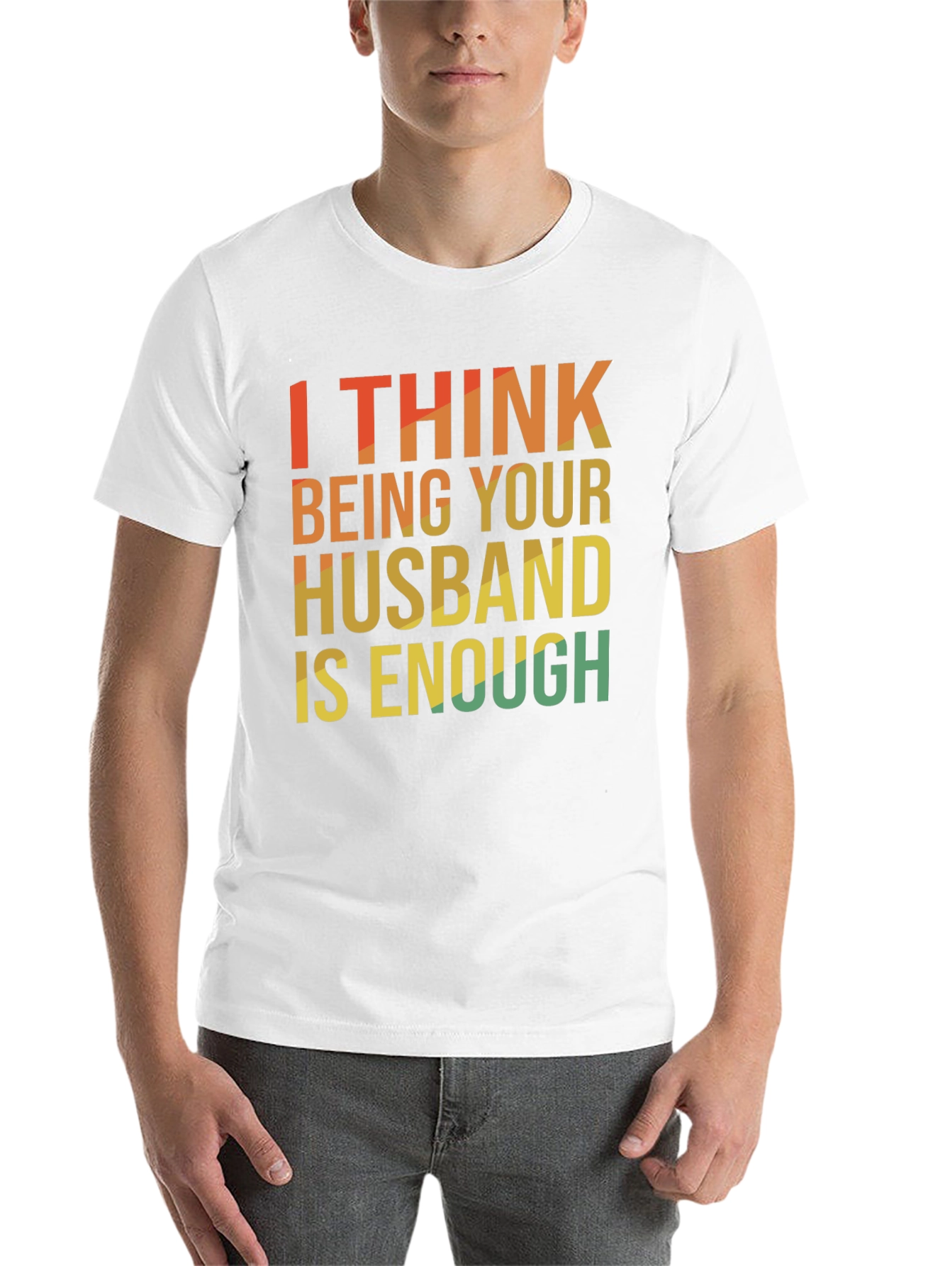 Black Husband Enough Graphic Tee - Retro Style view 14