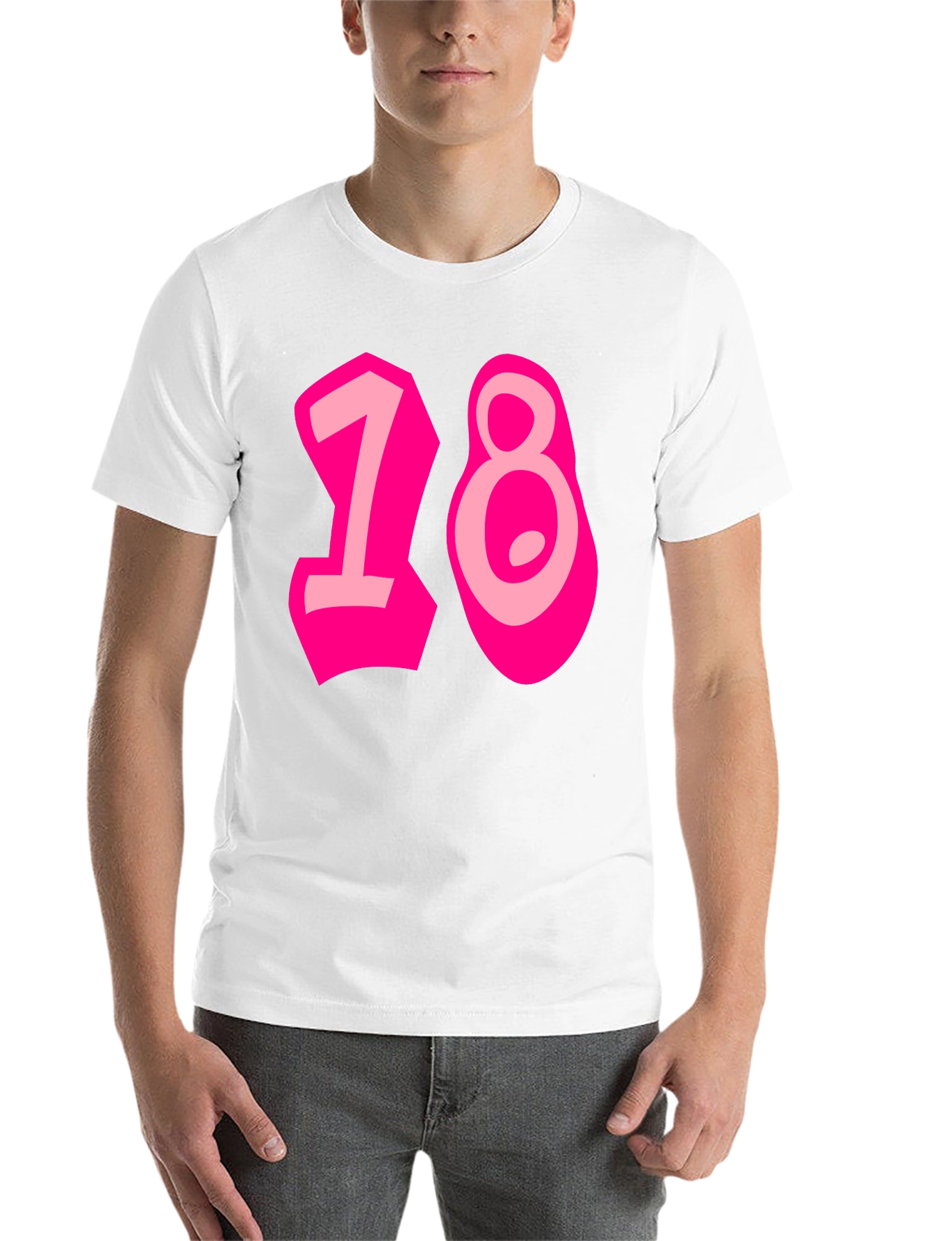 Black Funky 18th Birthday Graphic Tee view 14