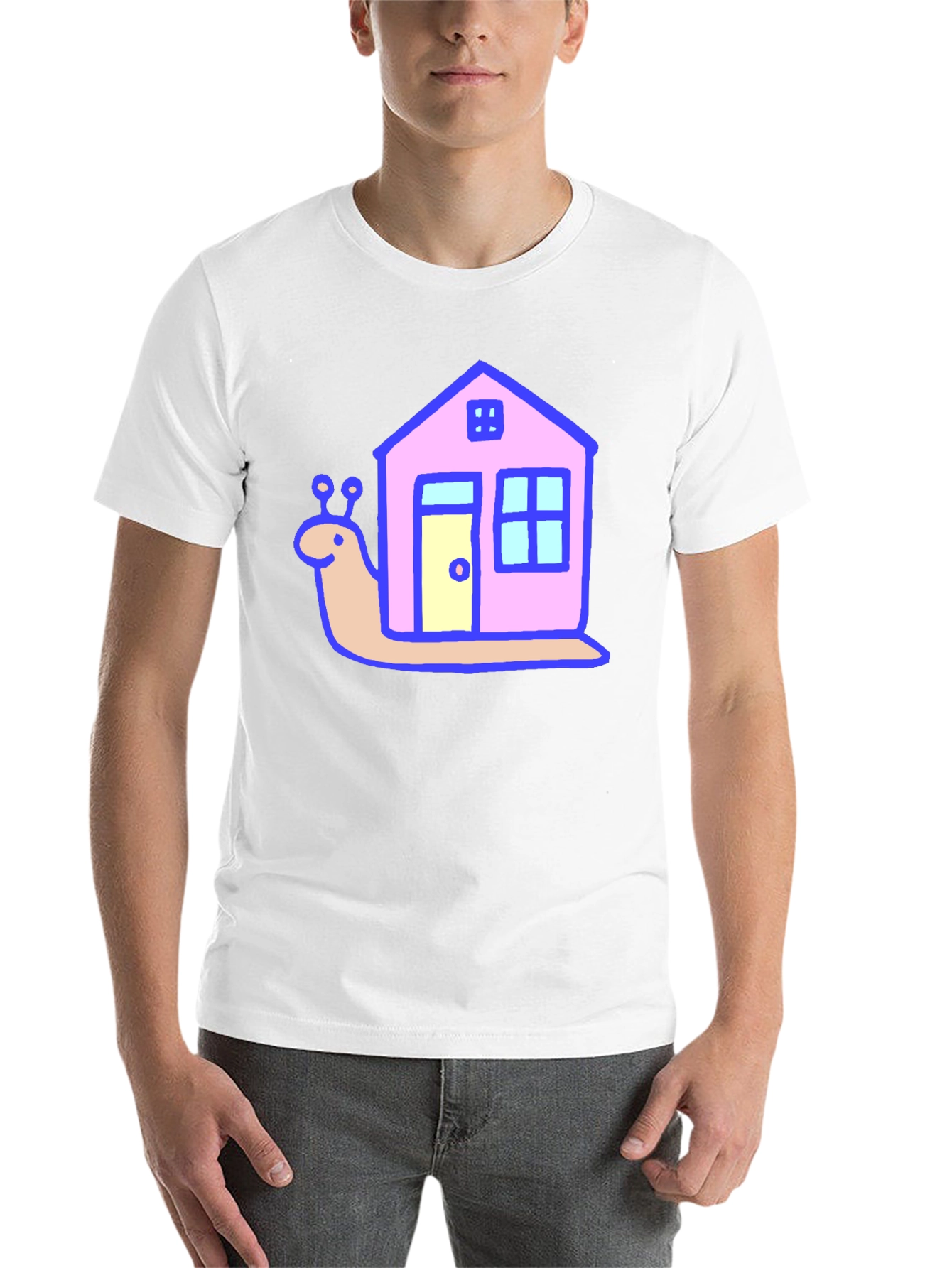 Black Snail House Graphic Print Tee view 14