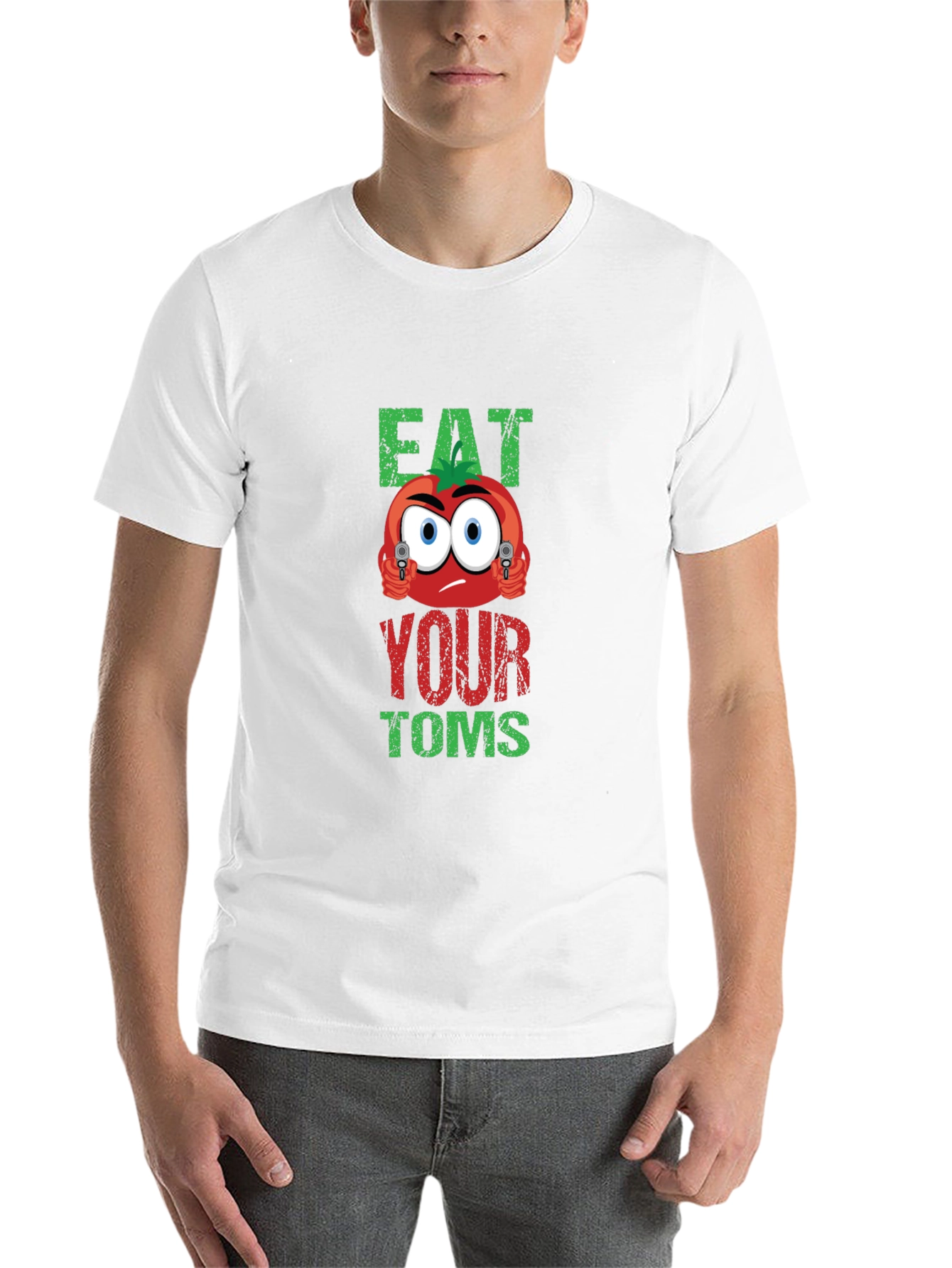 Black Eat Your Toms T-Shirt view 14