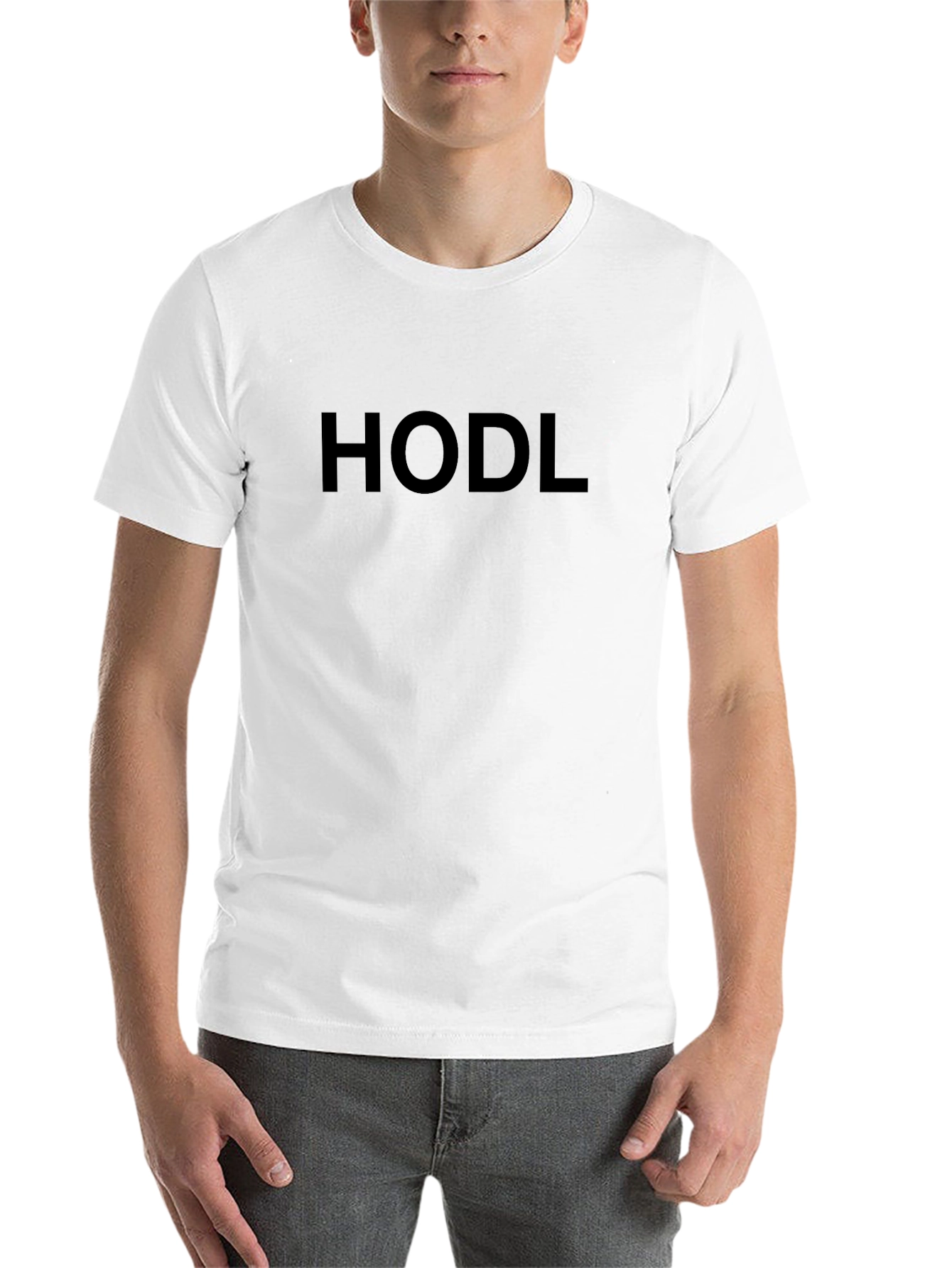HODL Black Graphic Tee - Crypto Investor T-Shirt - 14