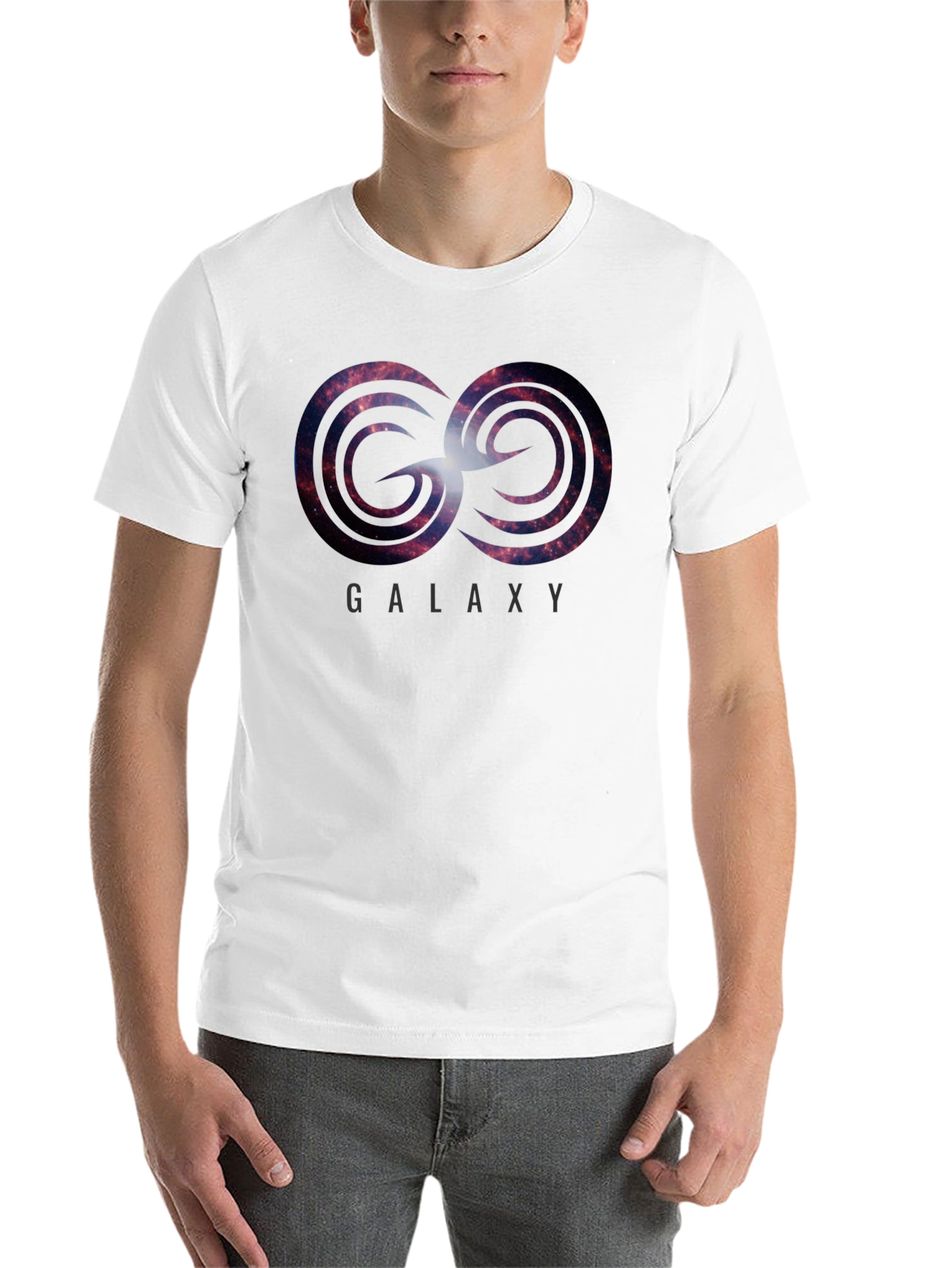 Black Galaxy Graphic Tee - Cosmic Design T-Shirt view 14
