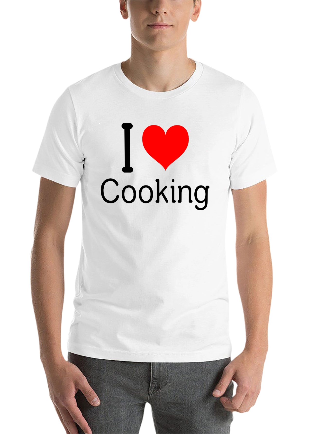 Black I Love Cooking T-Shirt view 14