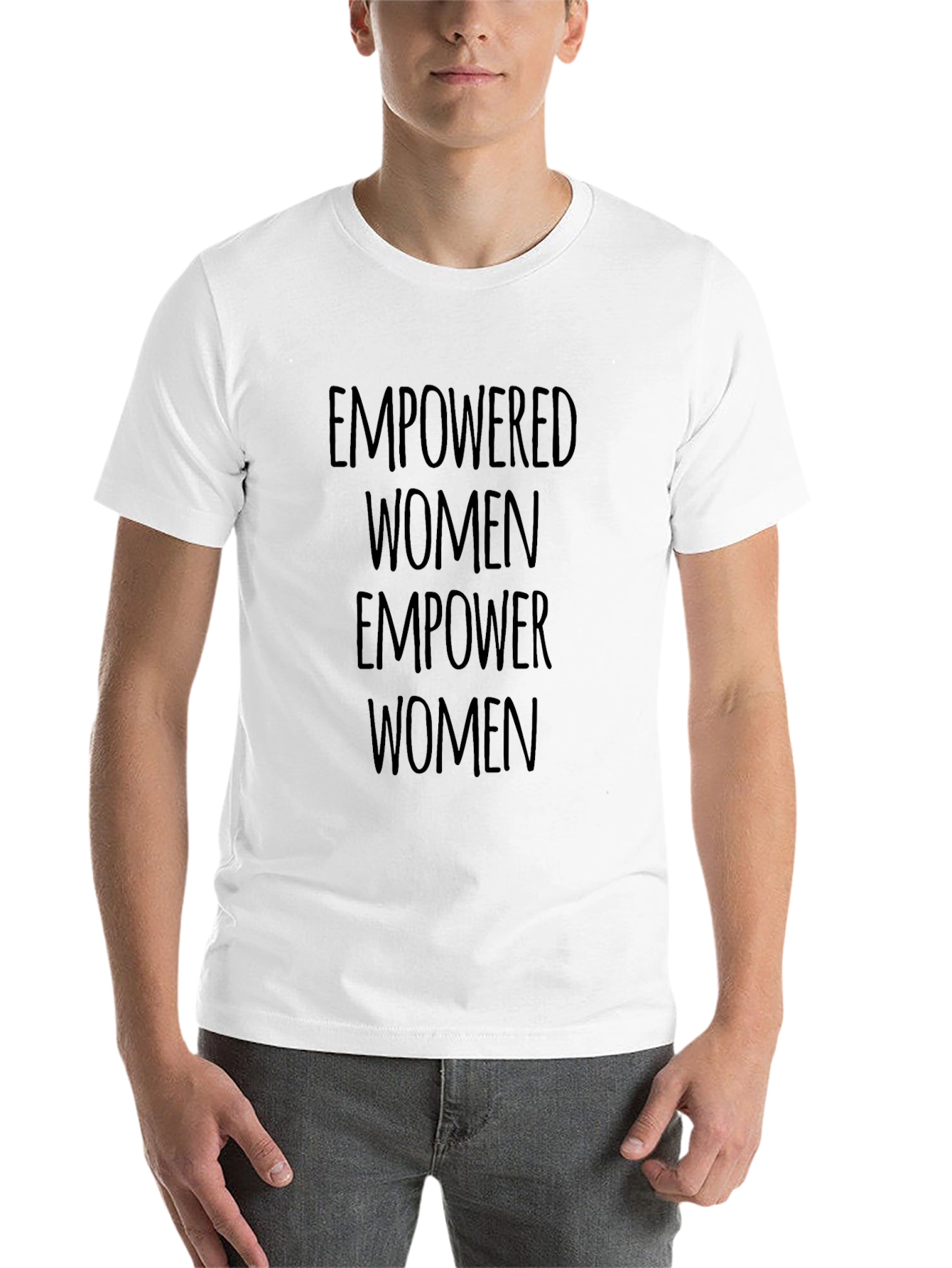 Black Empowered Women Graphic Tee - Black T-Shirt view 14